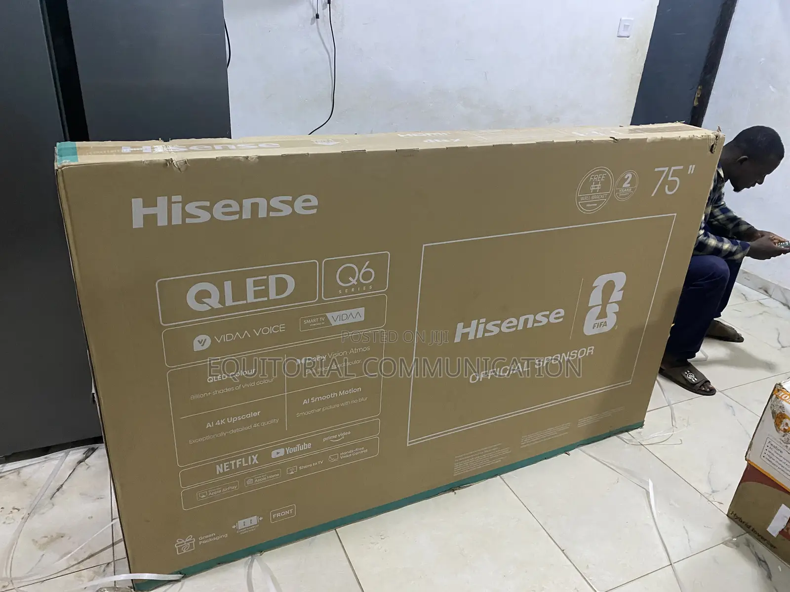 Hisense 75Q60QAVT 75 Inch Home Cinema TV