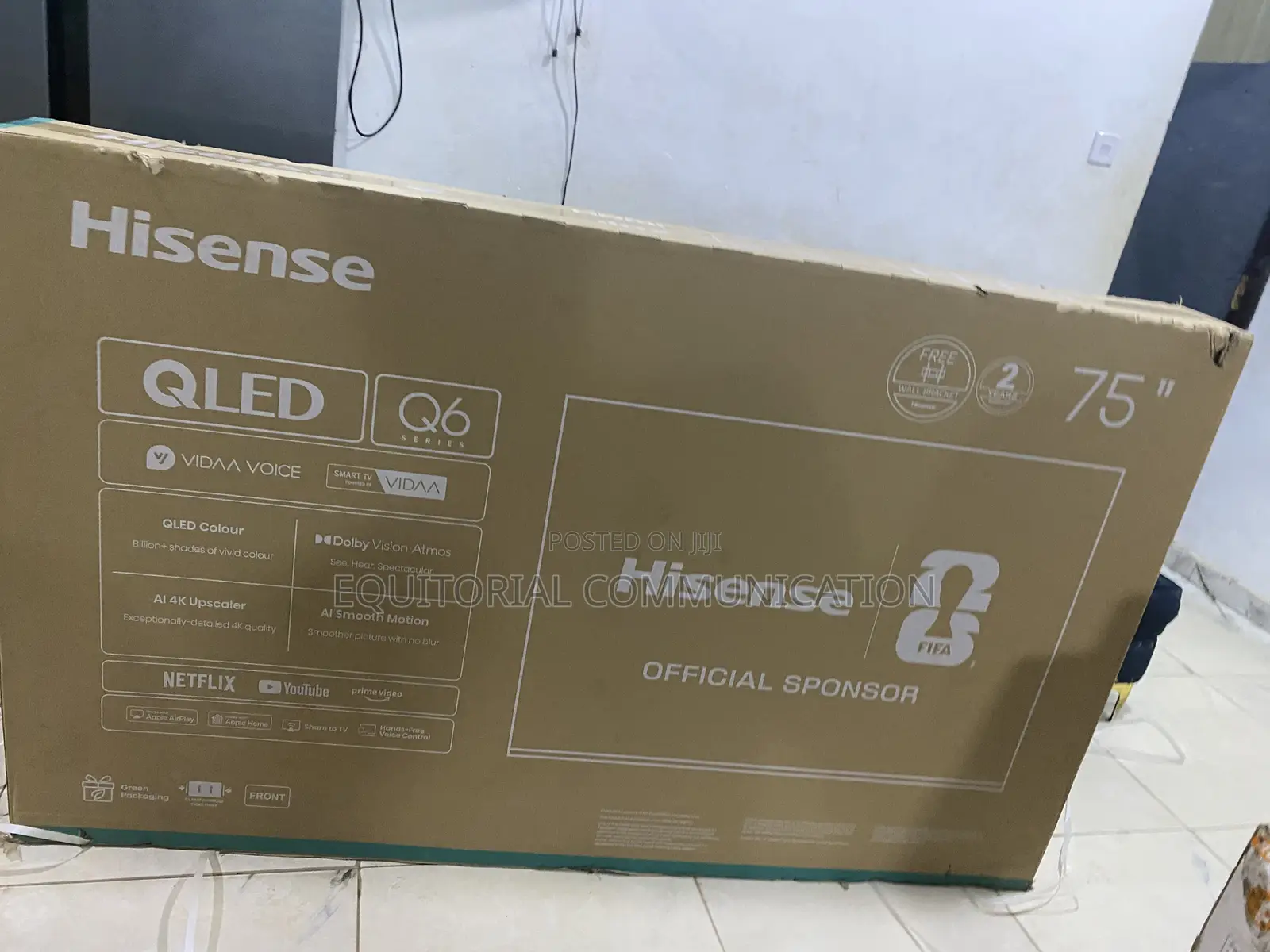 Hisense 75 Inch QLED TV for Family Entertainment