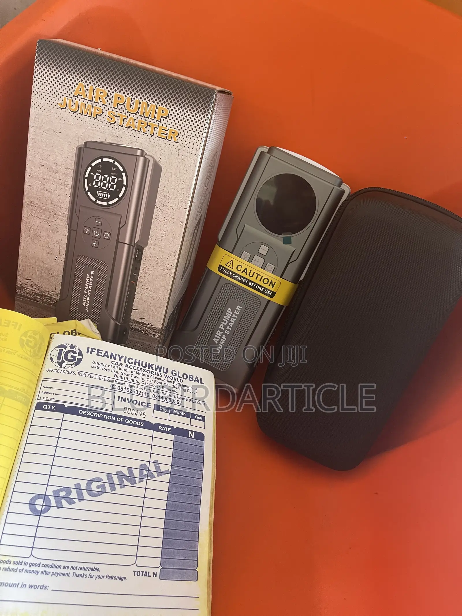 Air Pump Jump Starter