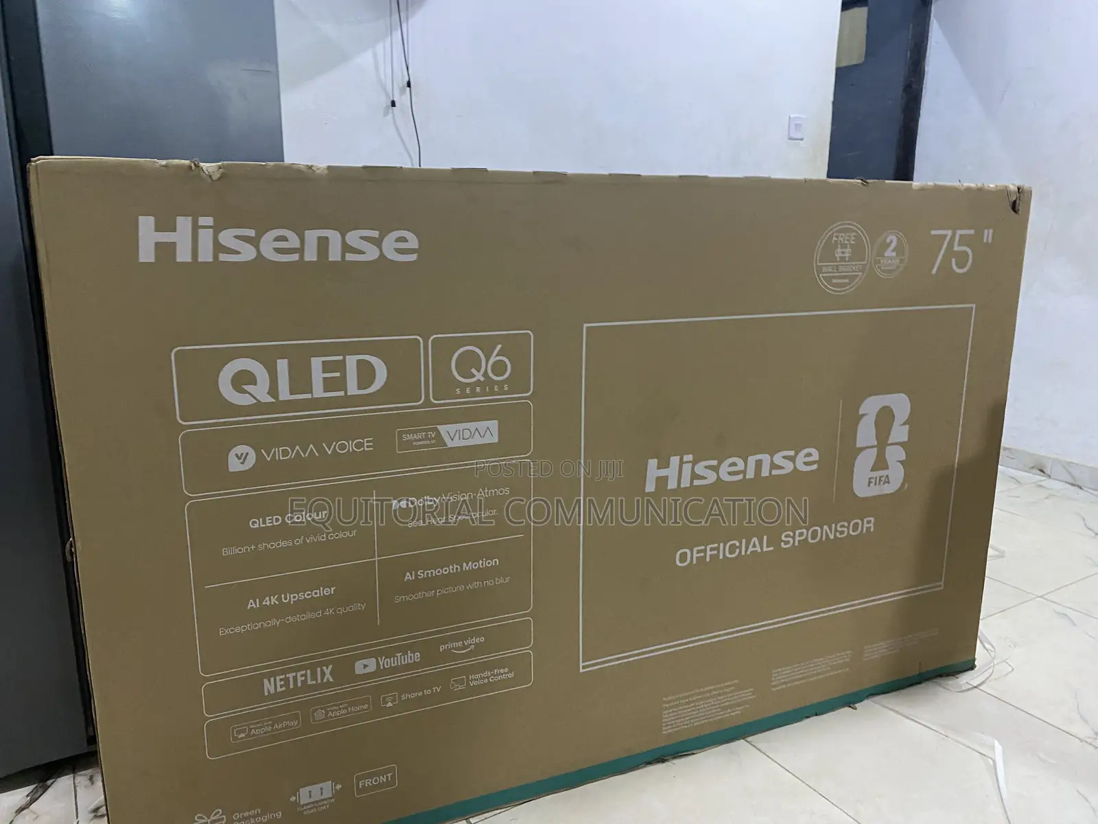 Hisense 75 Inch QLED Television for Home