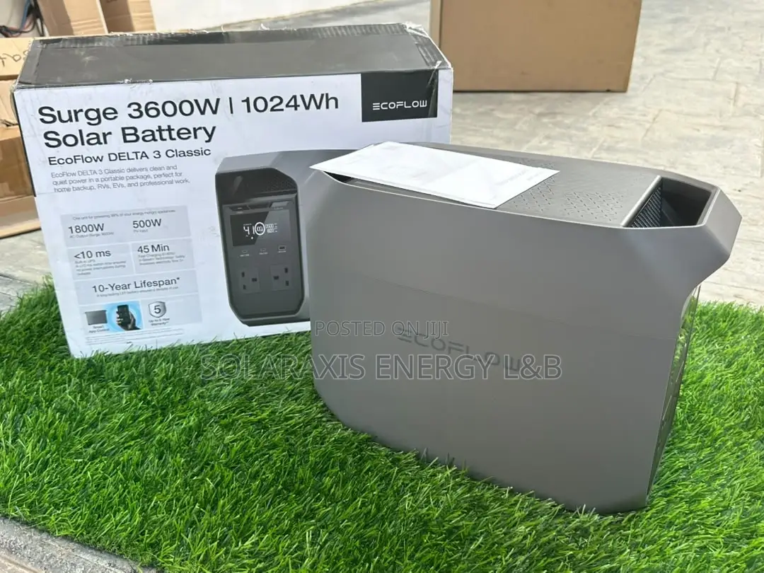 EcoFlow DELTA 3 Classic Portable Power Station – Home Backup