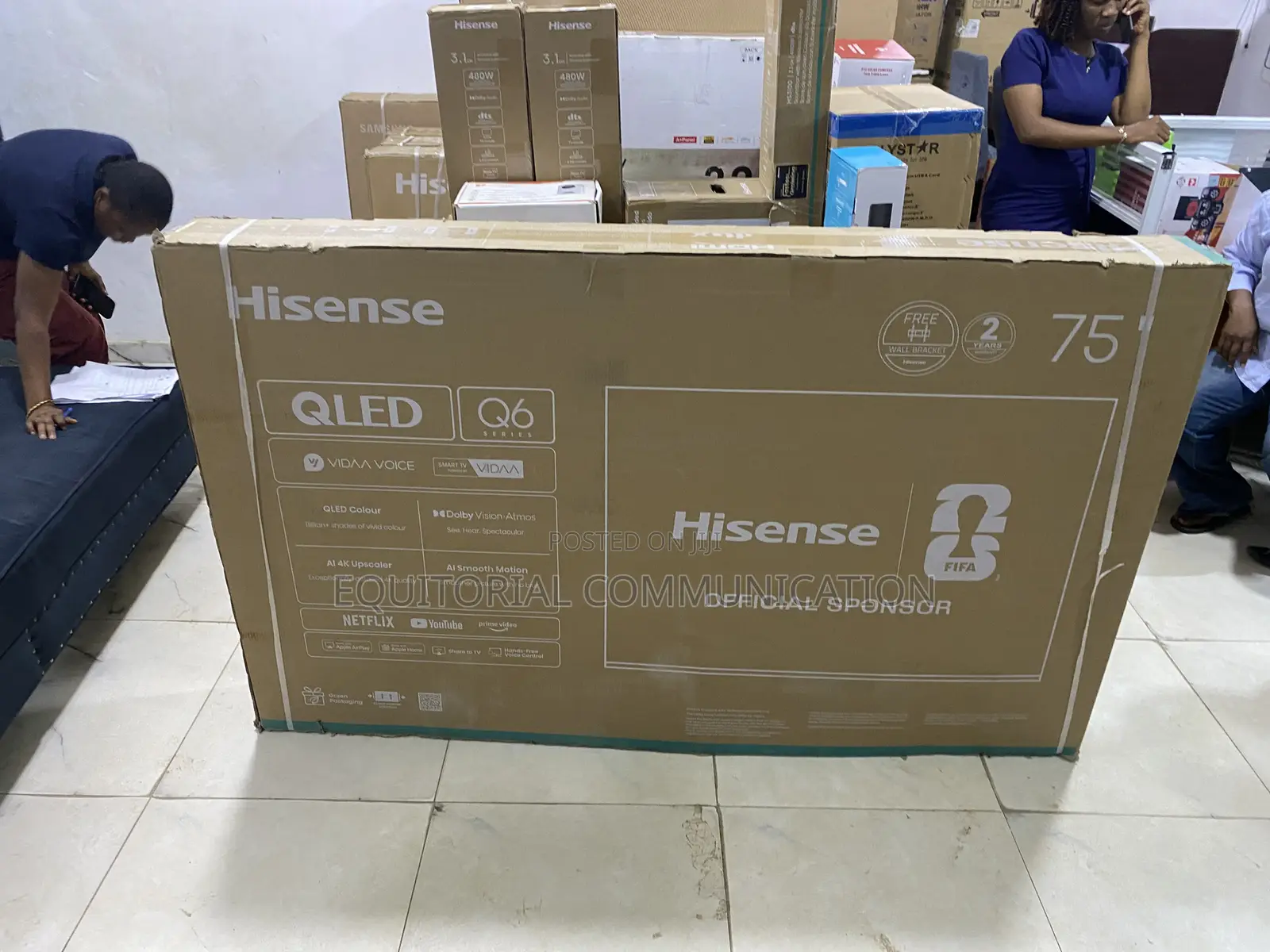 Hisense Q6 Series 75 Inch Smart Entertainment TV