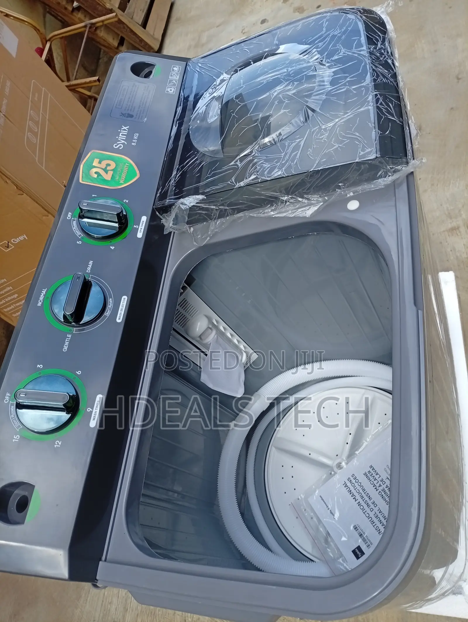 SYNIX Automatic Top Loader – Generous Capacity for Household Washing