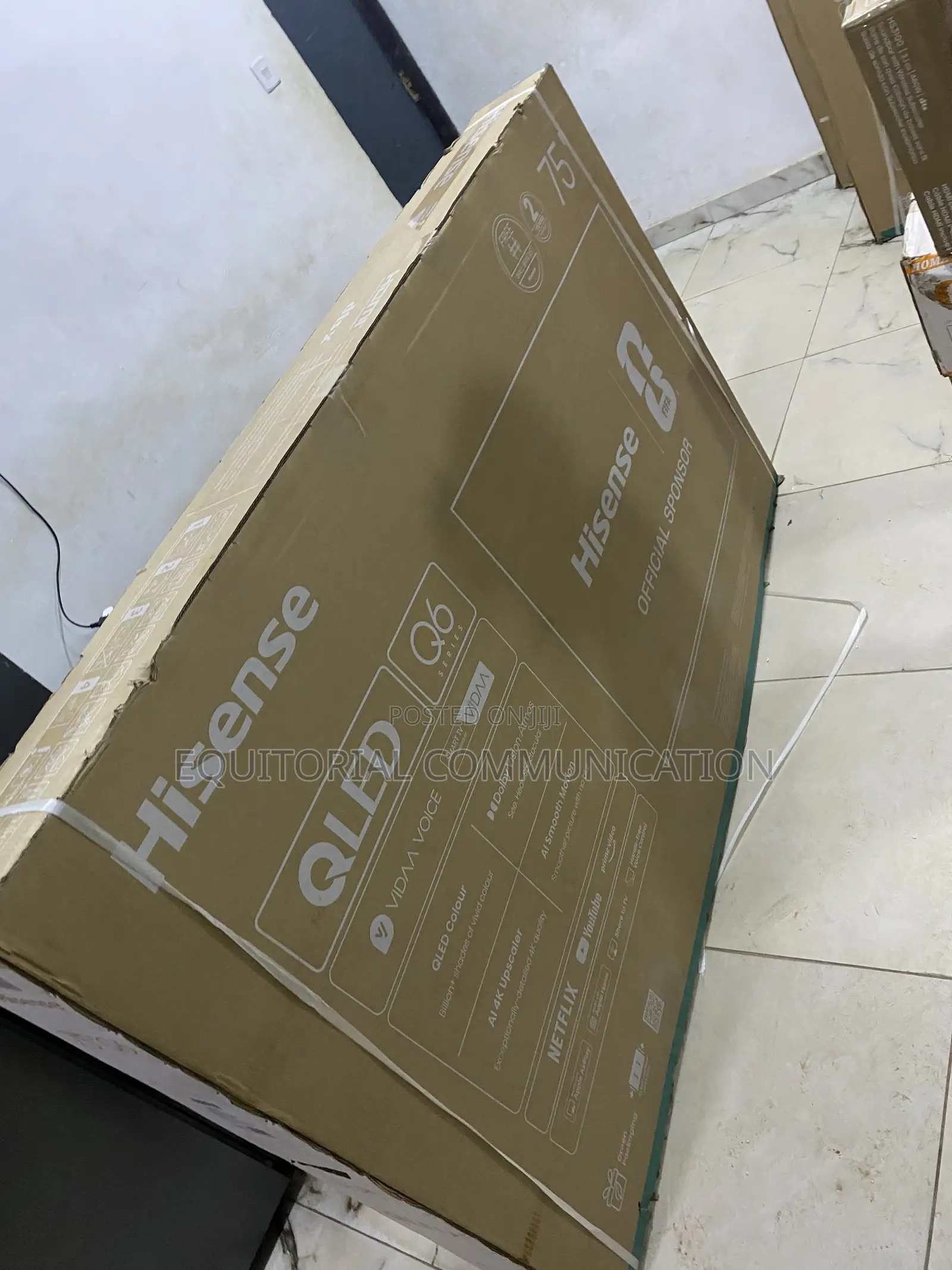 Hisense 75 Inch Smart Television With Quantum Dot Display