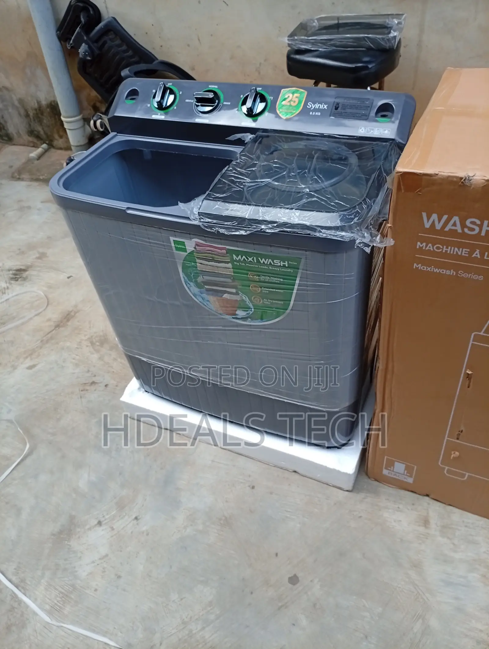 Synix 8kg Automatic Clothes Washer for Families