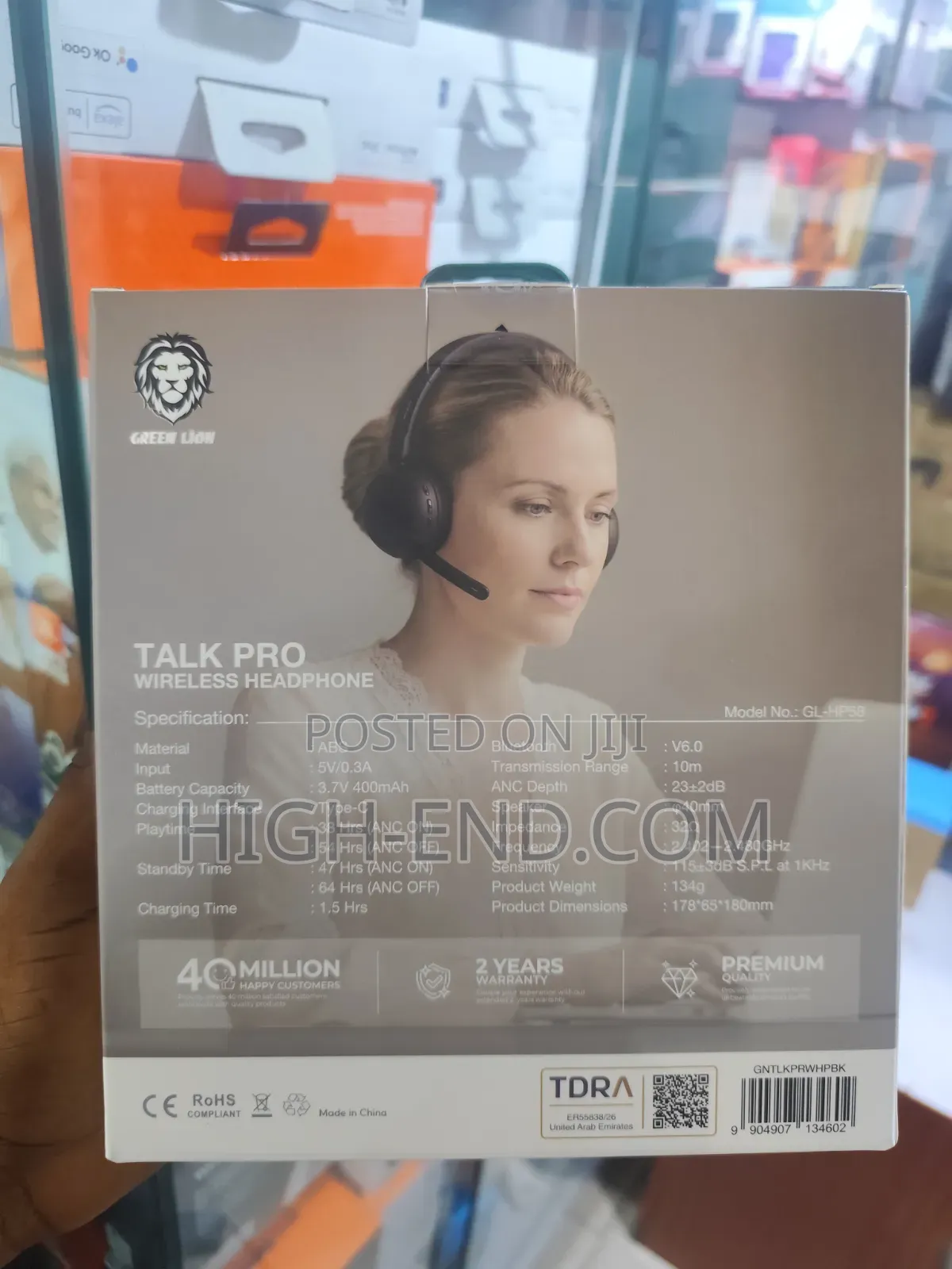 Green Lion Talk Pro ANC+ENC GL-HP58 Wireless Headphone