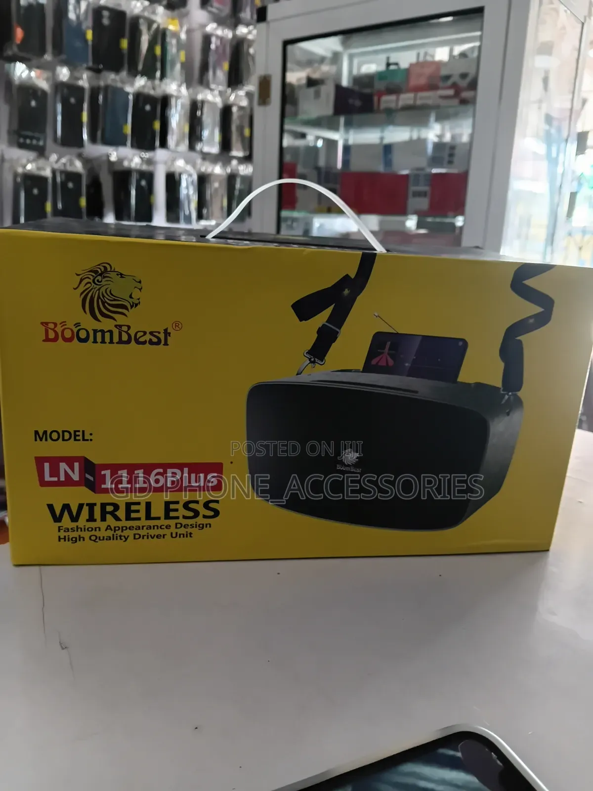 BoomBest LN-1116Plus Portable Wireless Speaker With Phone Holder