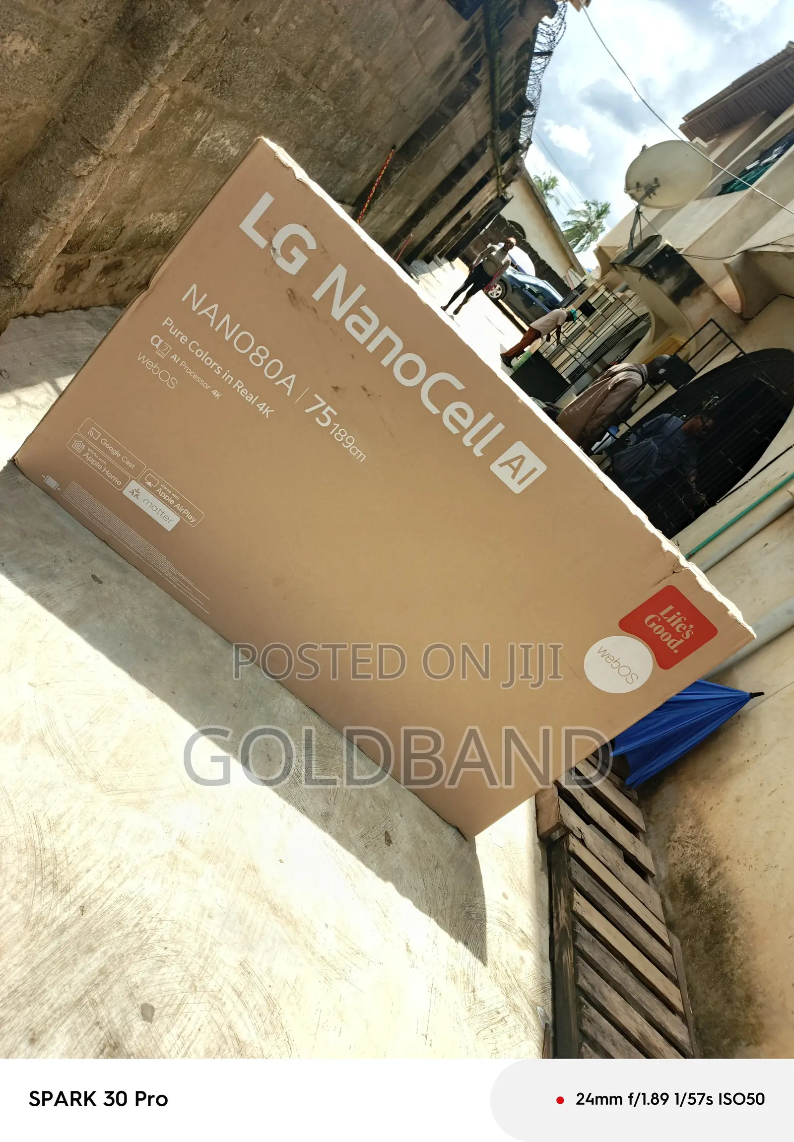 LG NANO80A 75-Inch NanoCell Smart TV – Big-Screen Experience