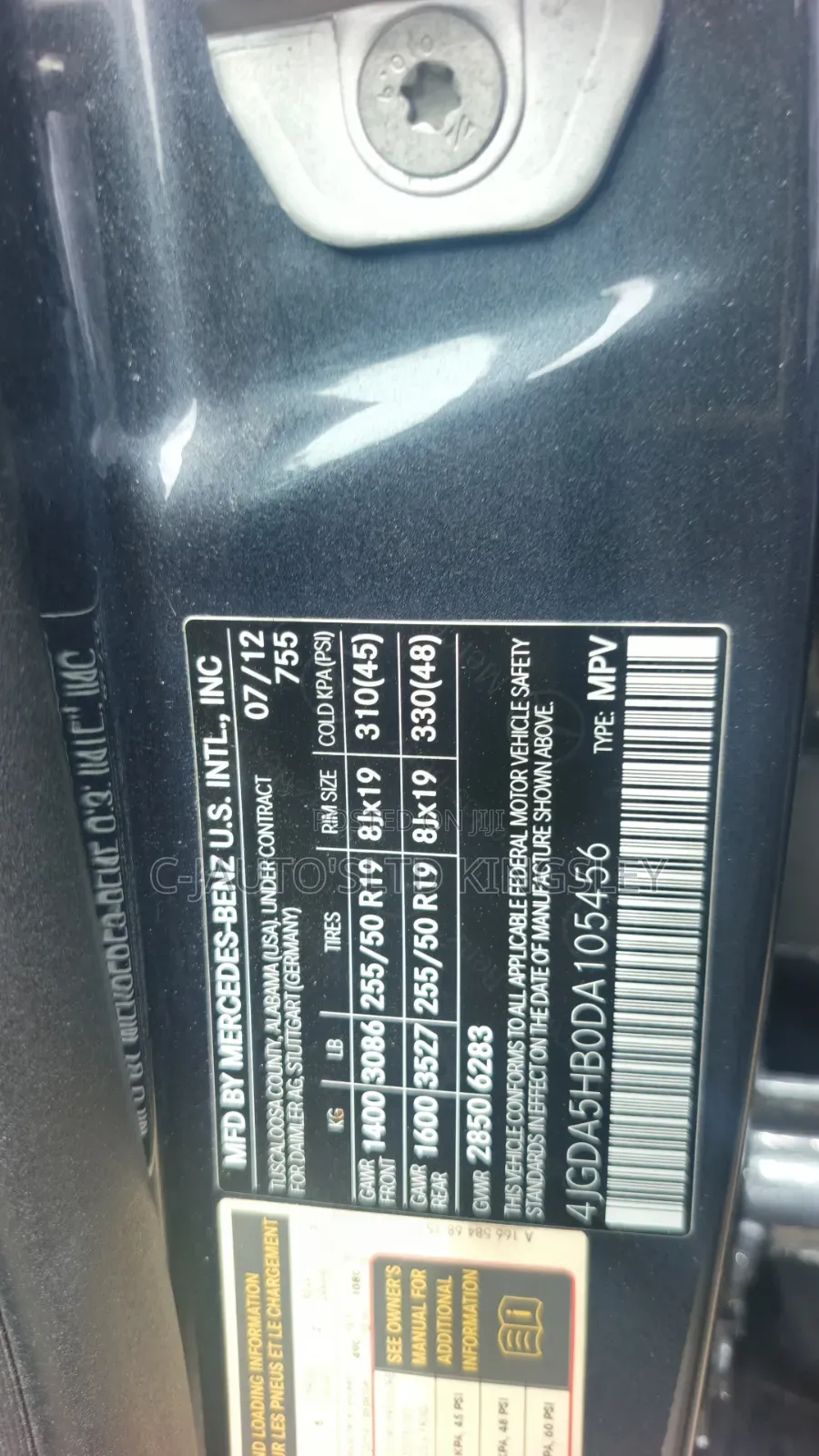 Mercedes-Benz M Class ML 350 4Matic 2013 Gray