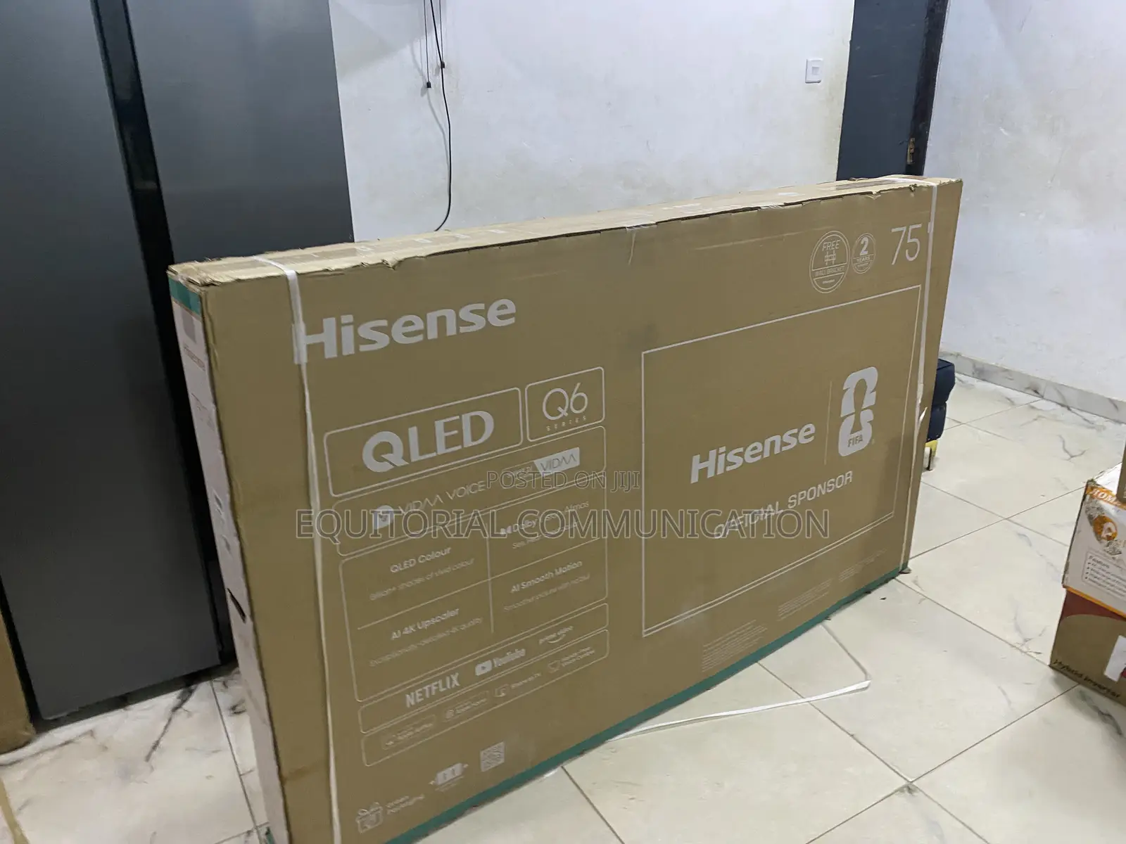 Hisense 75 Inch QLED TV for Streaming and Entertainment