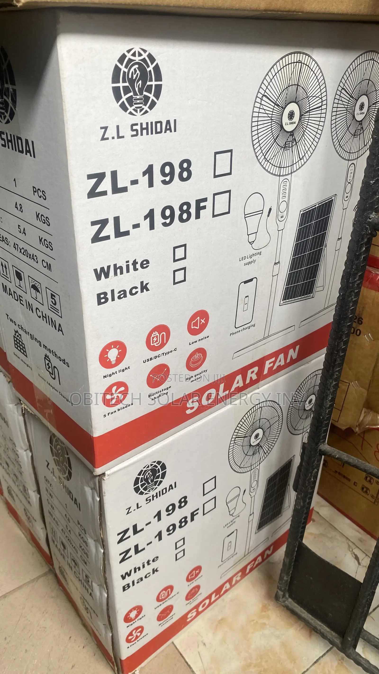 Z.L Shidai Solar Fan