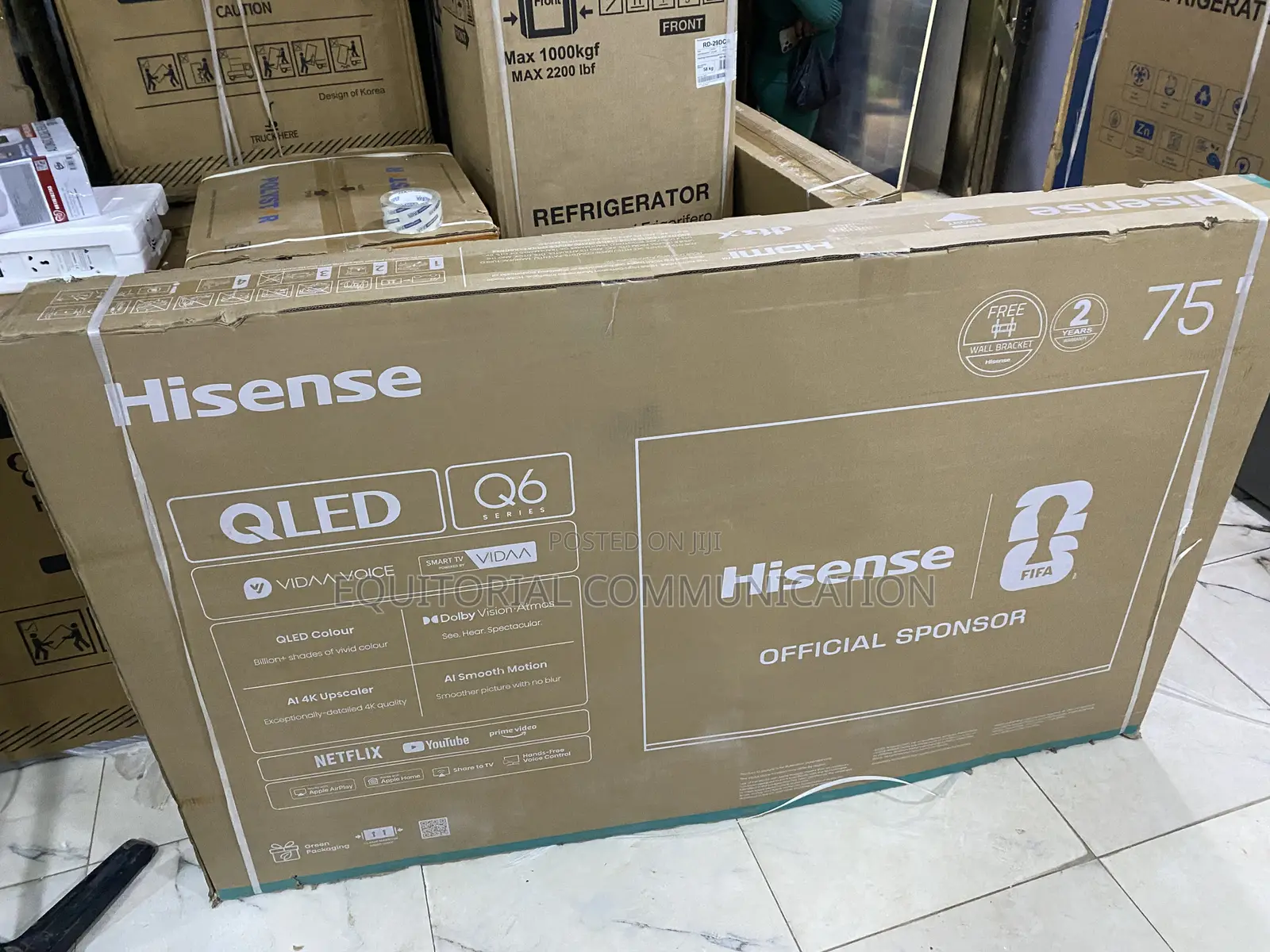 Hisense 75 Inch Big Screen Ultra HD Smart Television