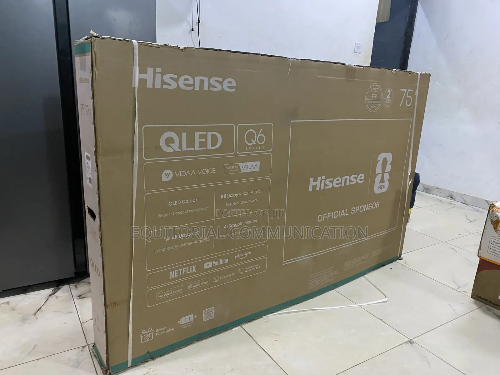 Hisense 75 Inch Big Screen Ultra HD Smart Television