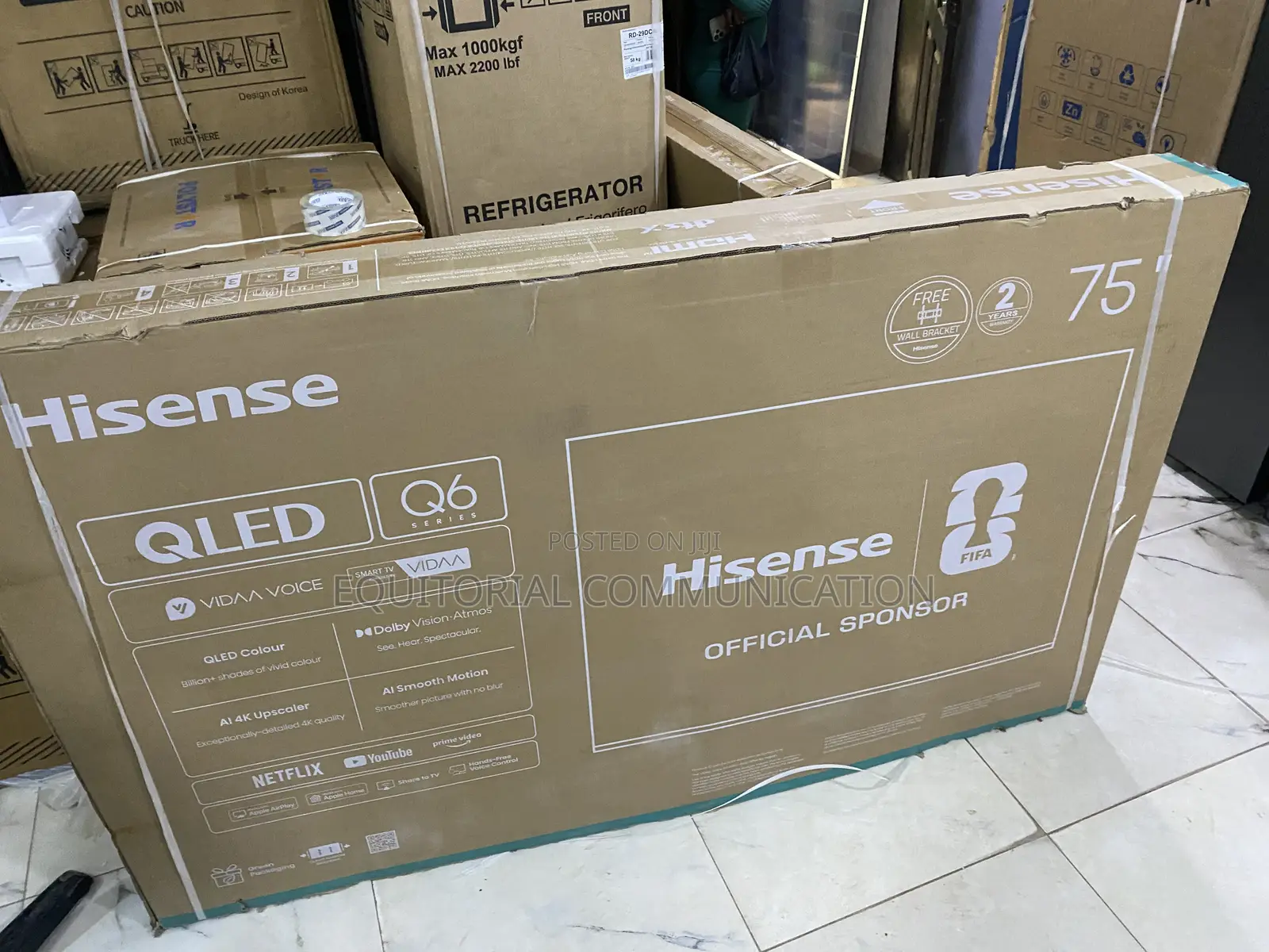 Hisense 75Q60QAVT 75 Inch QLED Television for Home Cinema