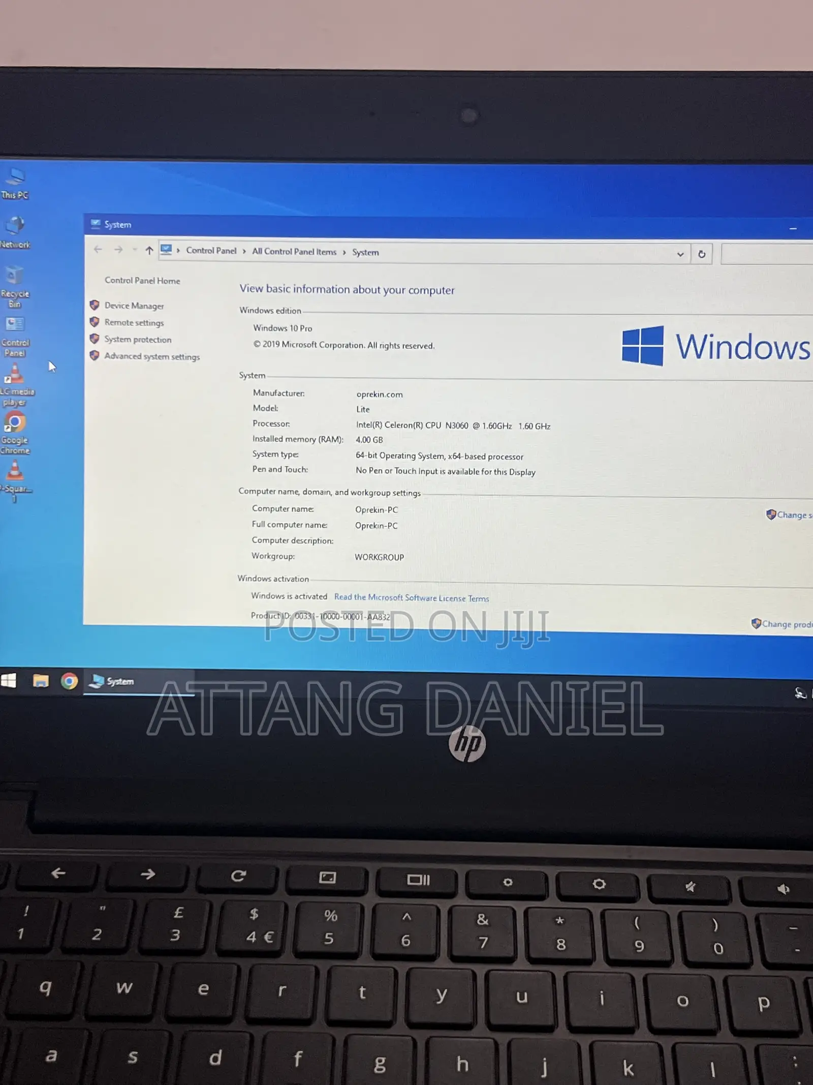 Laptop HP Chromebook 11 G3 4GB Intel eMMC 16 GB