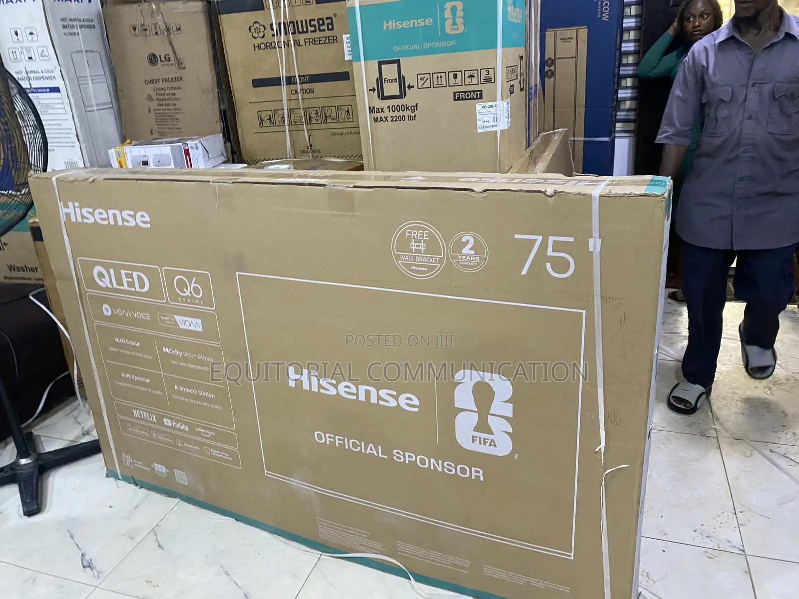Hisense 75Q60QAVT 75 Inch High Quality QLED TV