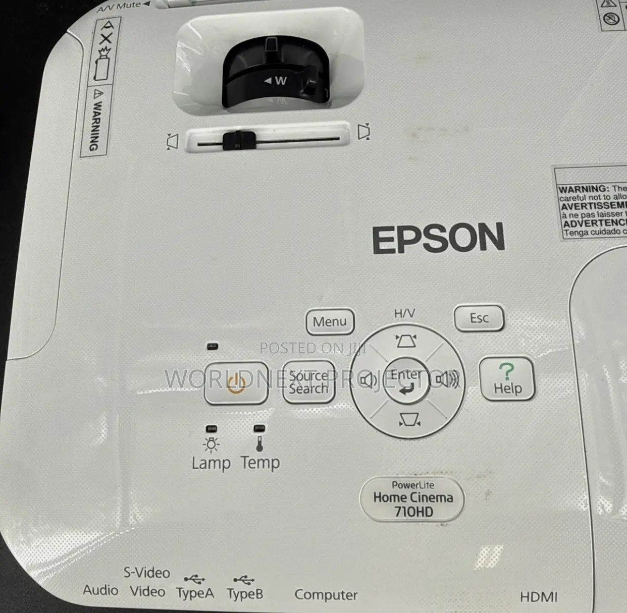 Epson PowerLite Home Cinema 710HD Big Screen HD Entertainment at Home
