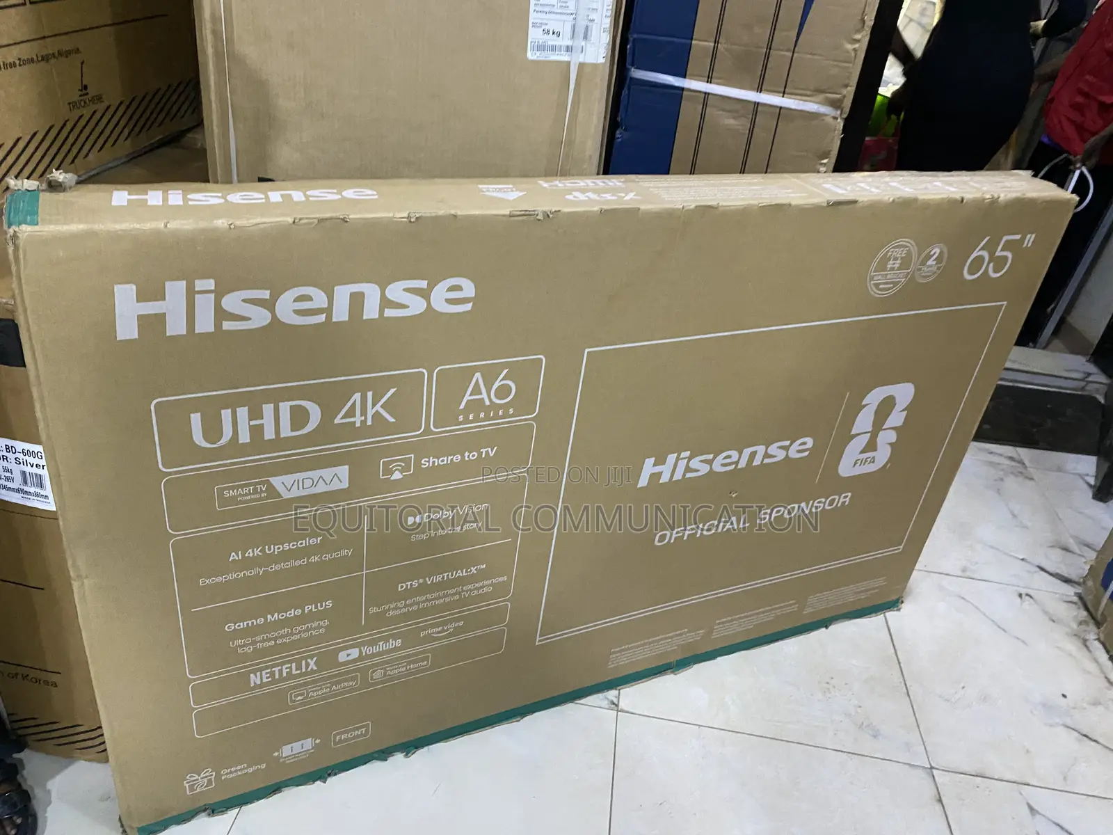 Hisense A6 Series 65 Inch Big Screen UHD TV