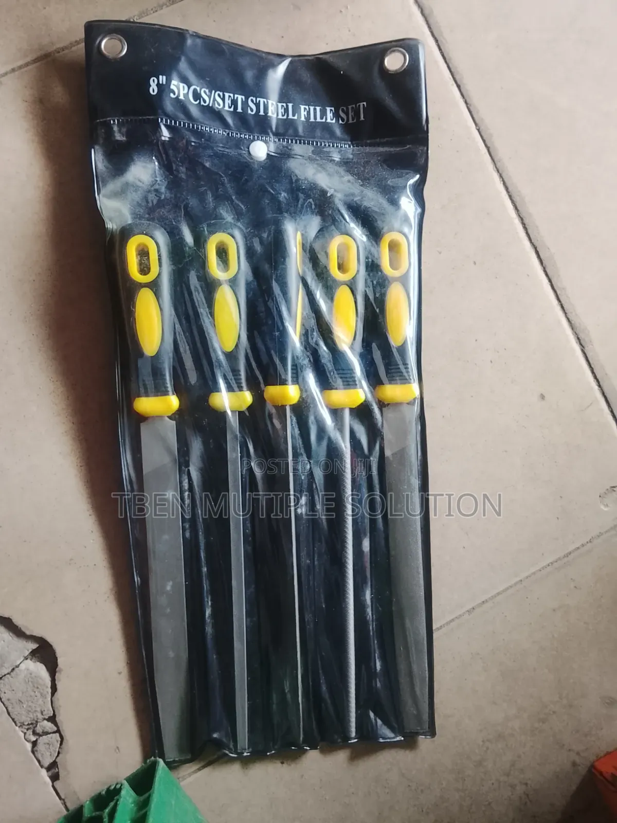8-Inch (200mm) 5-Piece Steel File Set