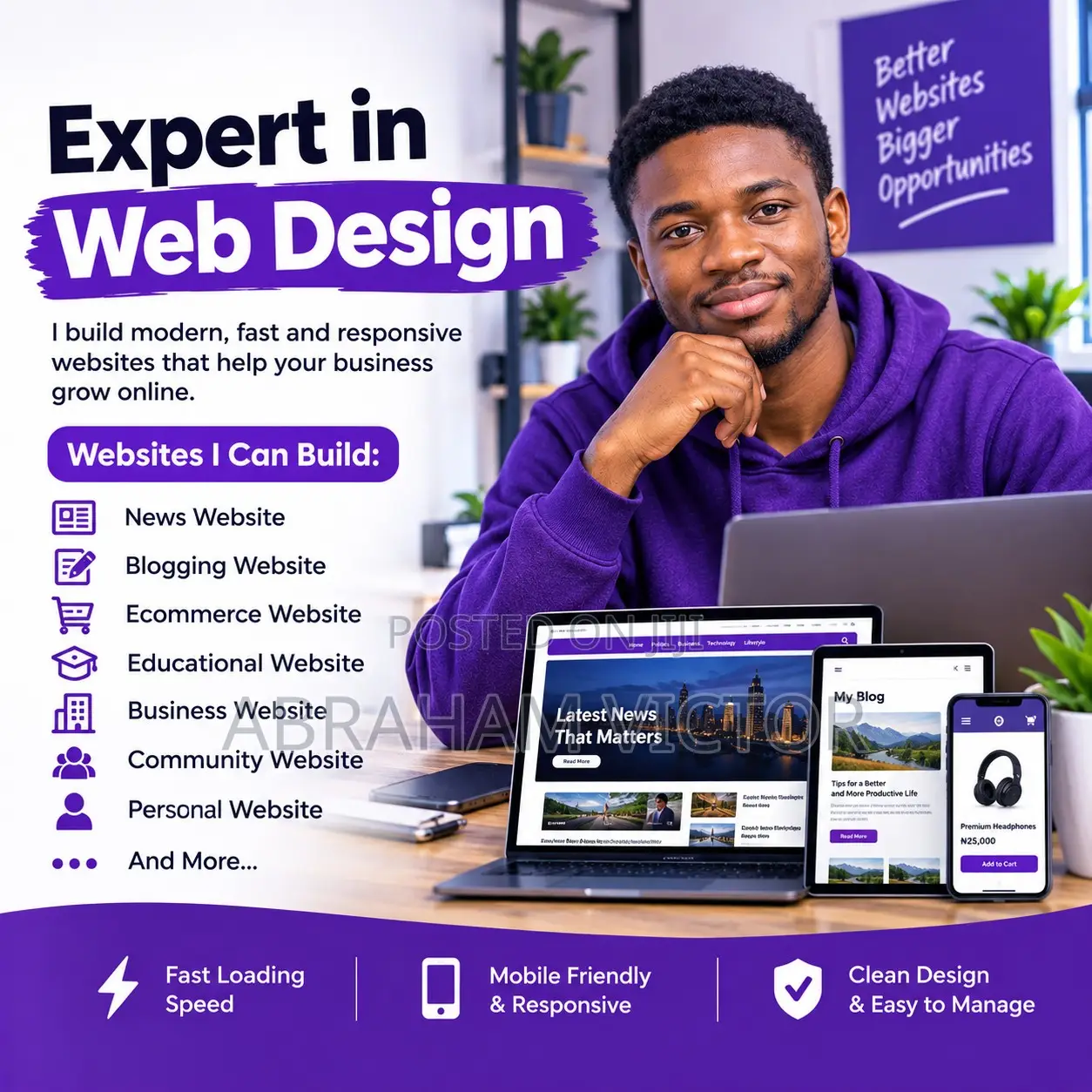 Website Designer and Developer