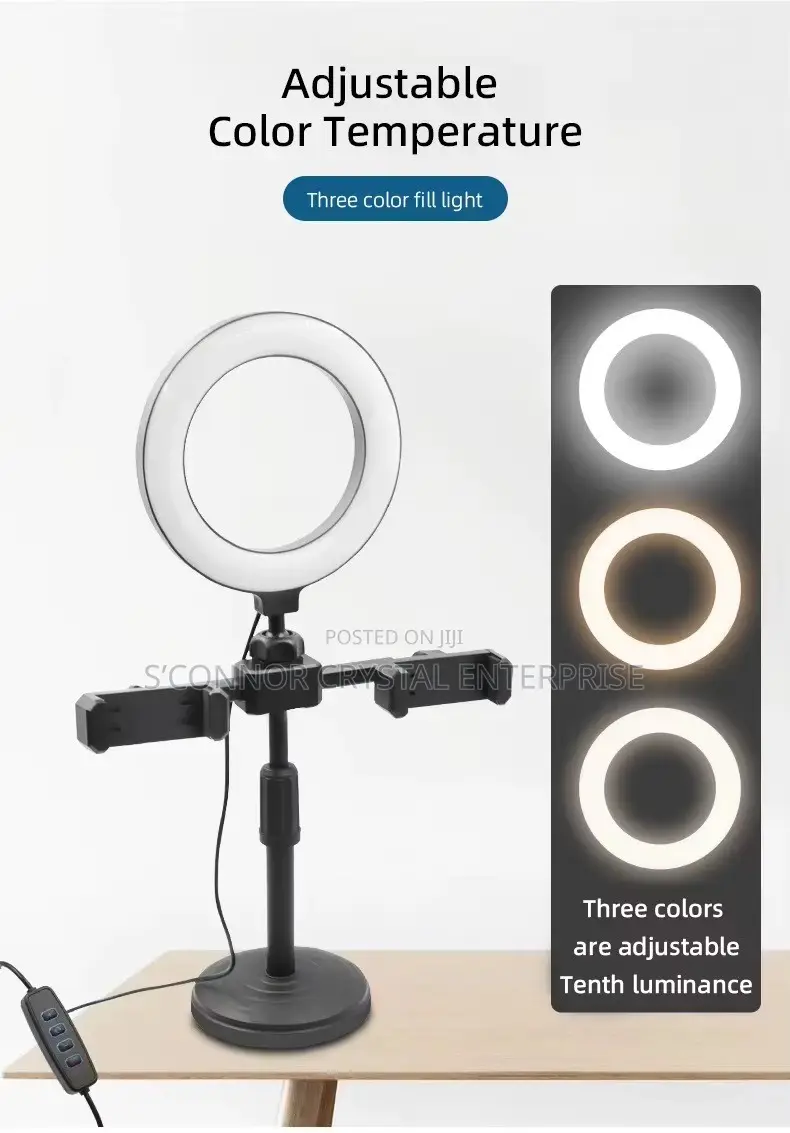 Table Led Light With Phone Holders