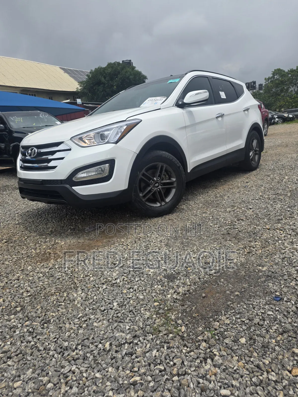 Hyundai Santa Fe Limited 4dr SUV (3.3L 6cyl 6A) 2015 White