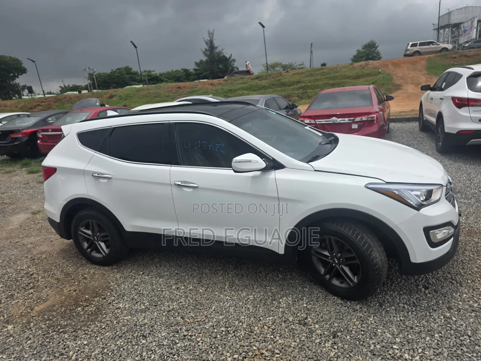 Hyundai Santa Fe Limited 4dr SUV (3.3L 6cyl 6A) 2015 White