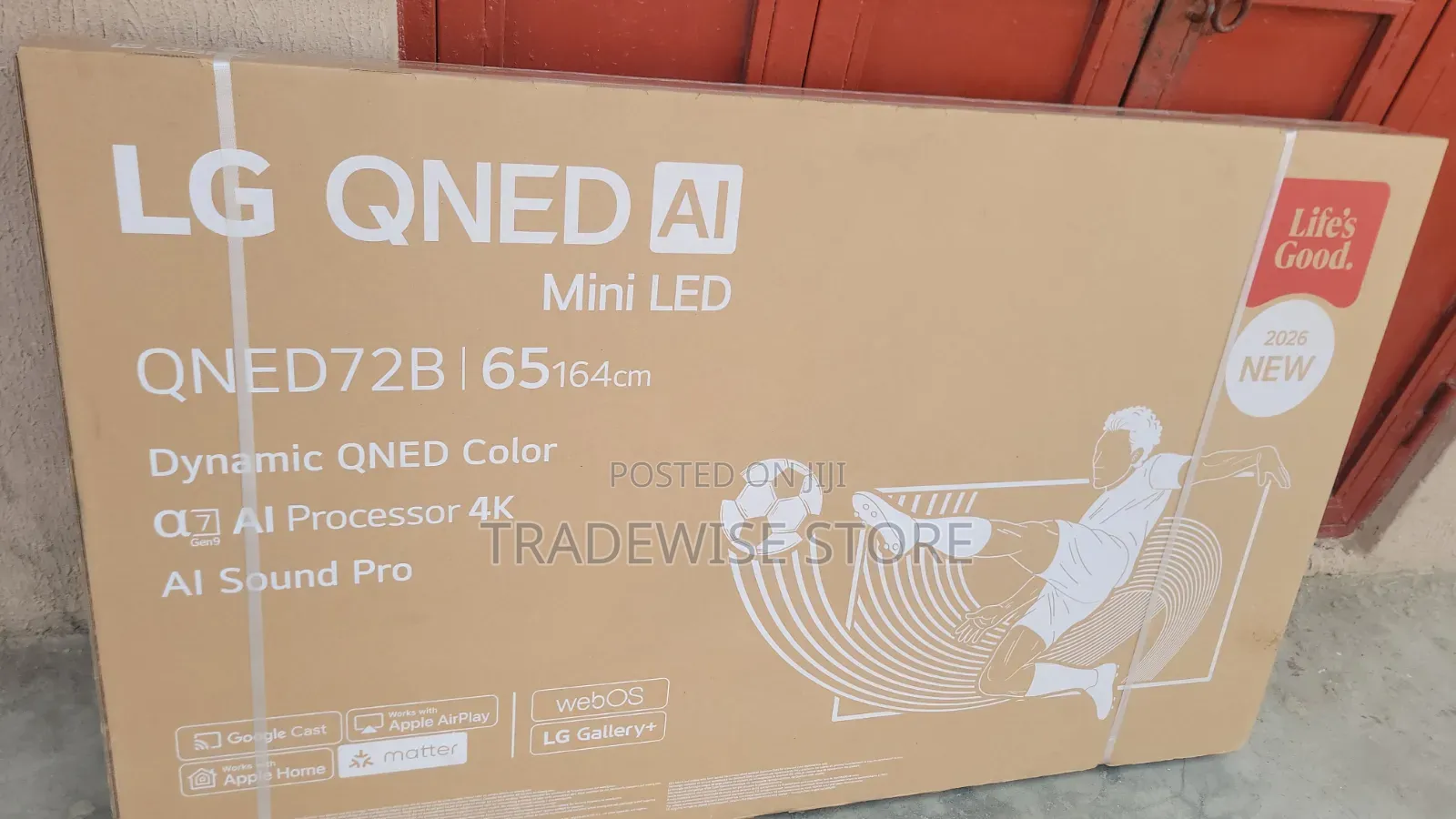 LG TV Qned 65 Inch Qned72b6t Smart TV Ai Magic Remote Webos25