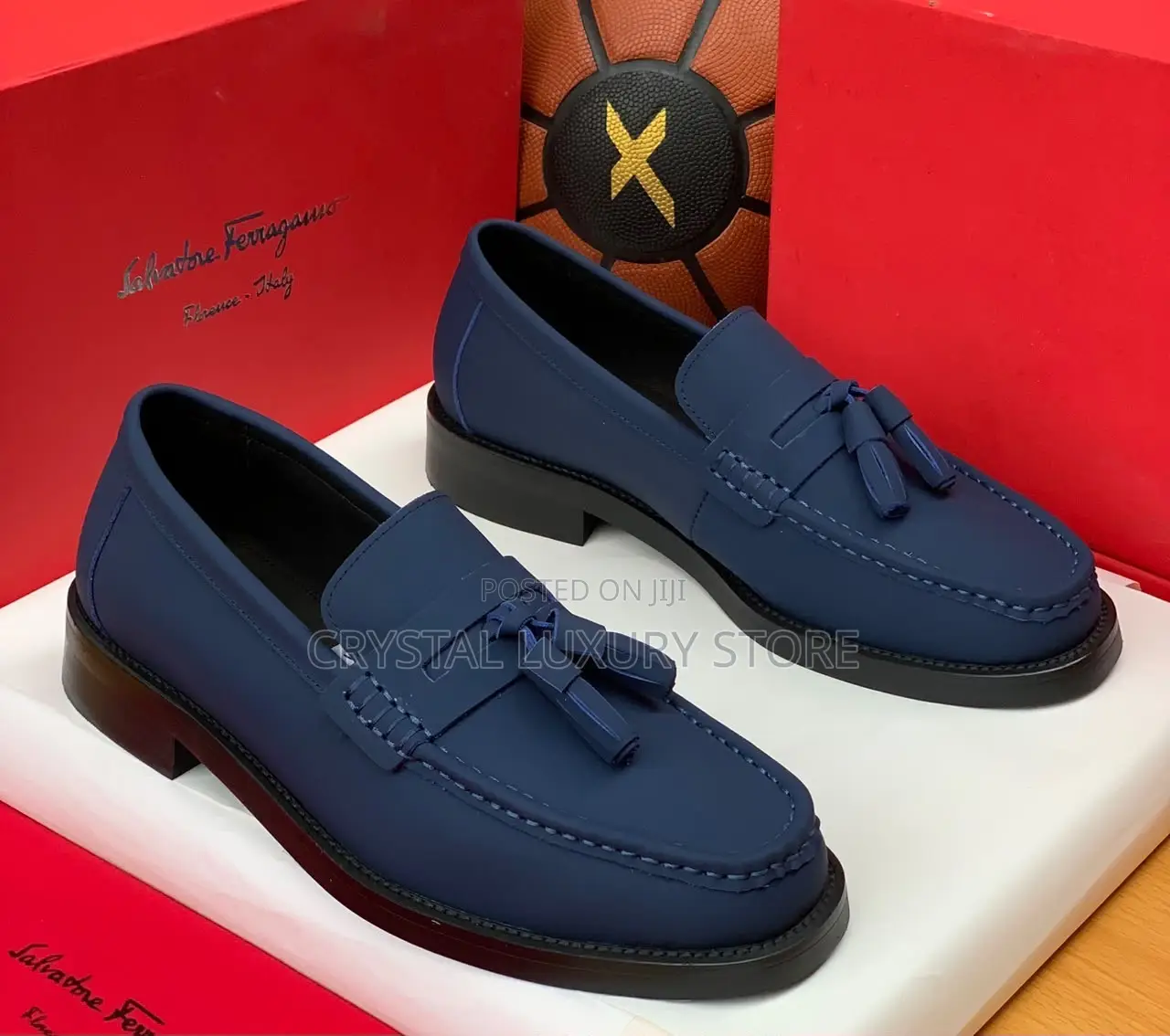 Salvatore Ferragamo Quality Luxury Men Genuine Leather Shoe