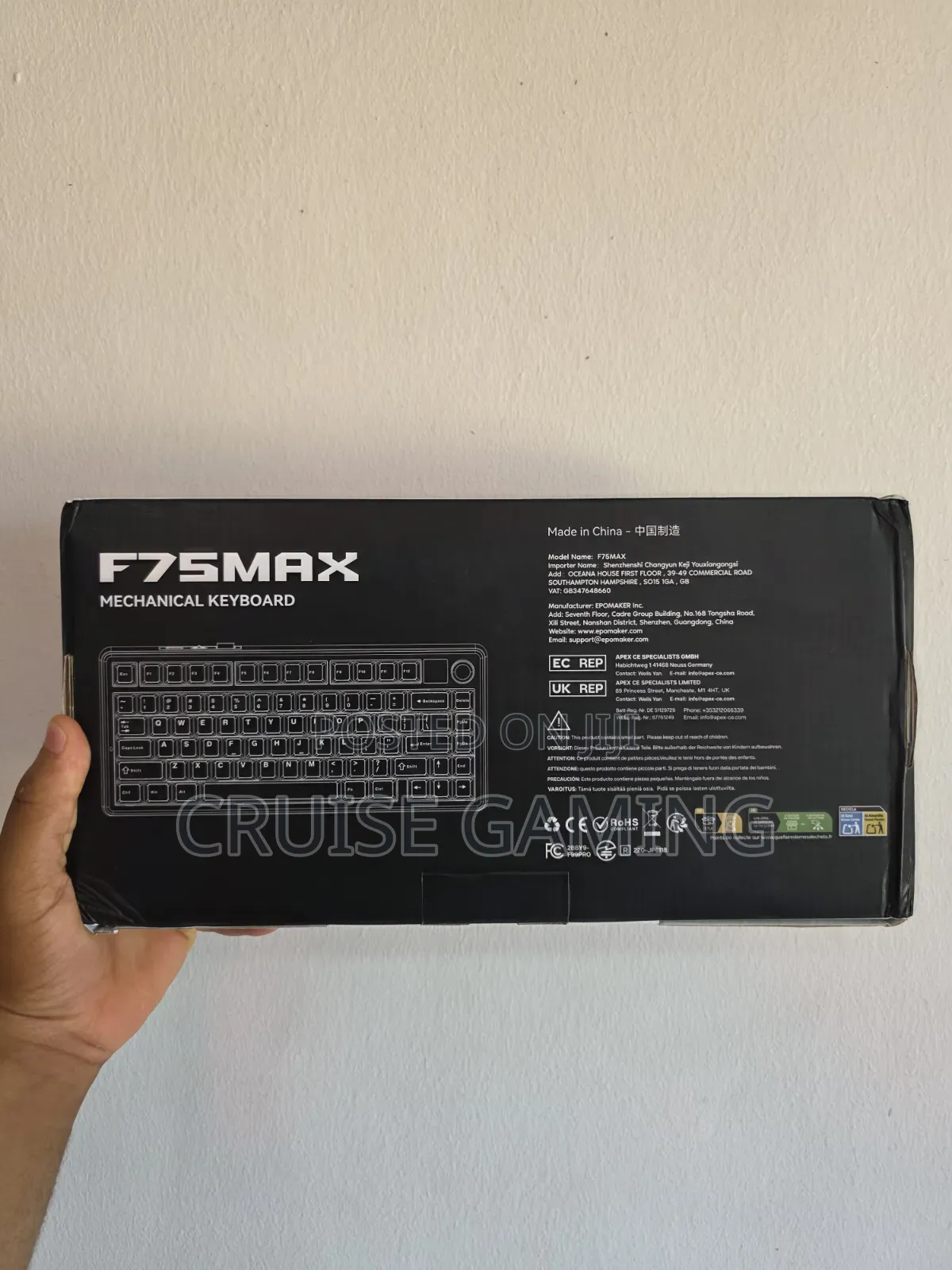 Epomaker X Aula F75 Max Custom Wireless Mechanical Gaming Keyboard