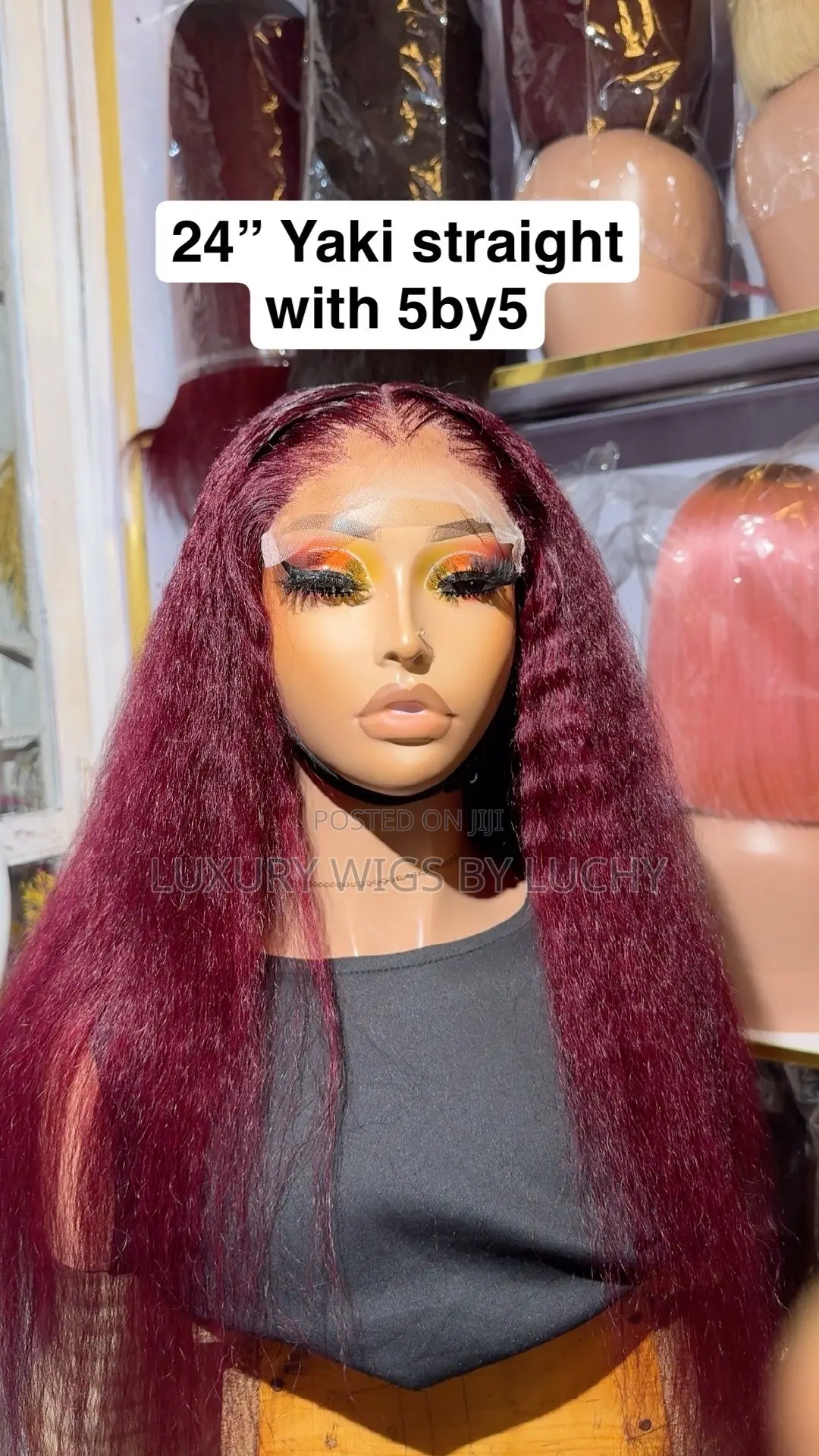 24” Yaki Straight With 5by5 Closure 99j