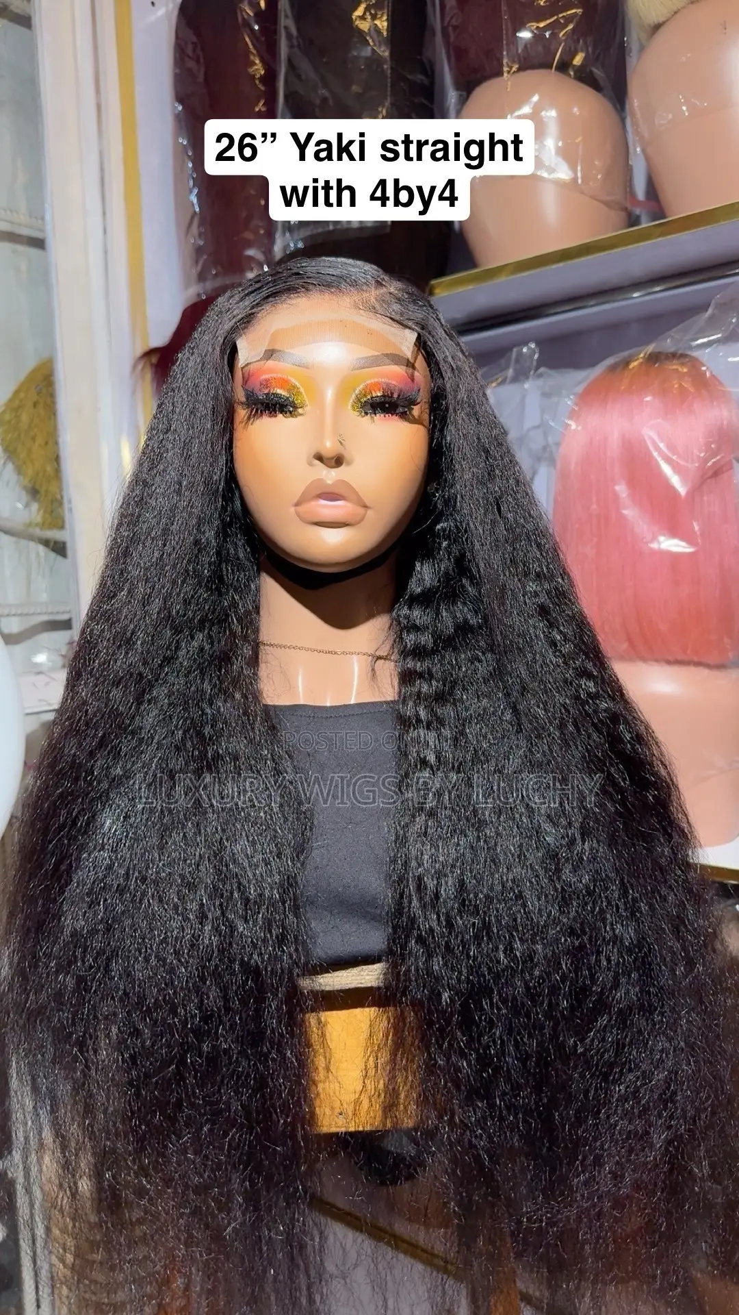 26” Yaki Straight With 4by4 Closure