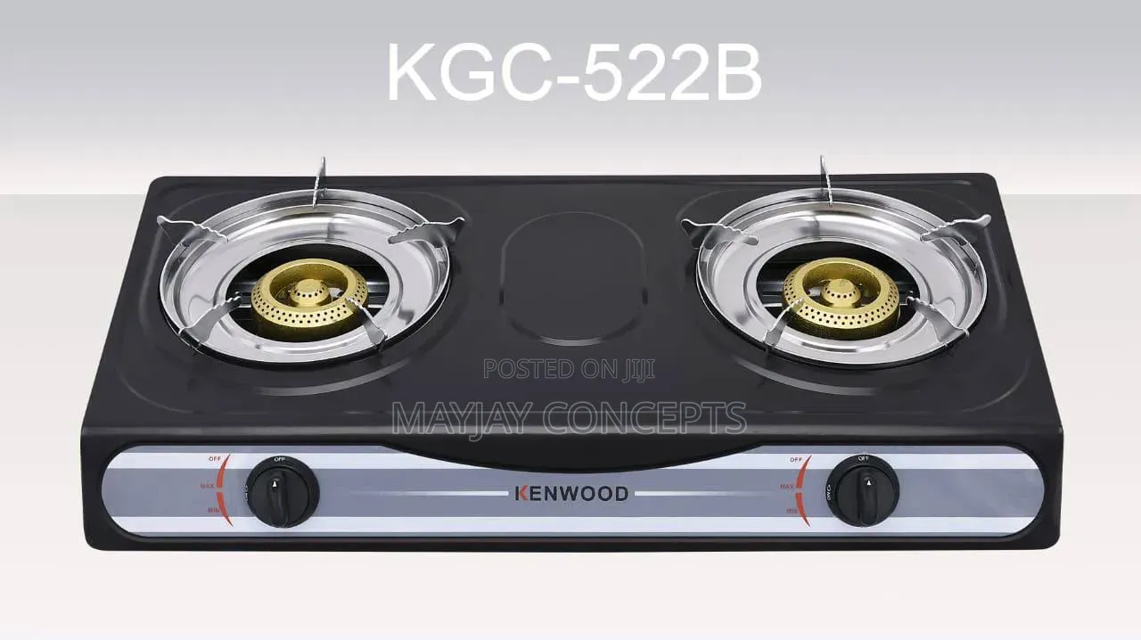 KENWOOD KGC-522B 2-Burner Table Gas Stove Durable Efficient Cooker