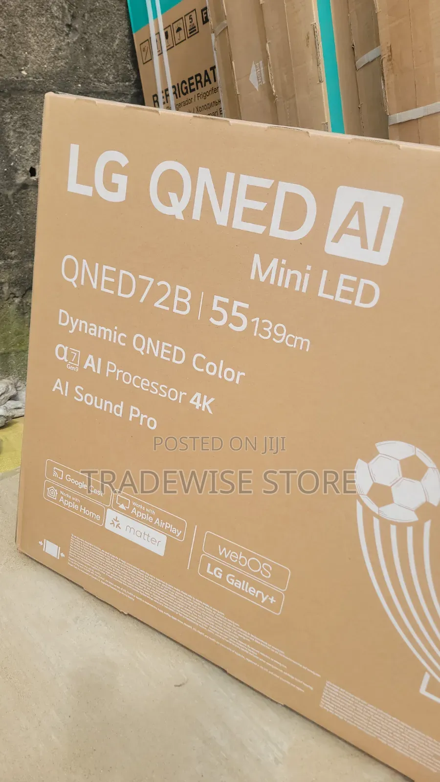 LG TV Qned 55 Inch Qned72b6t Smart TV Ai Magic Remote Webos25