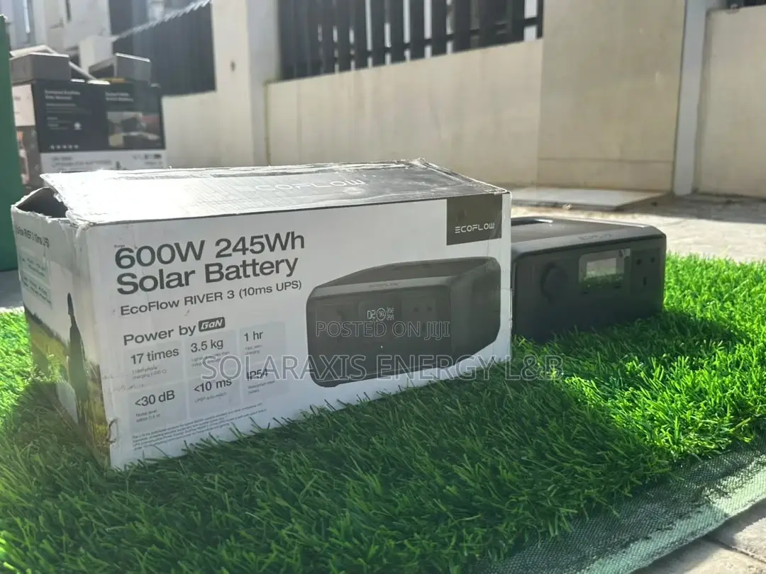 EcoFlow RIVER 3 600W | 245Wh Portable Power Station | Solar Generator
