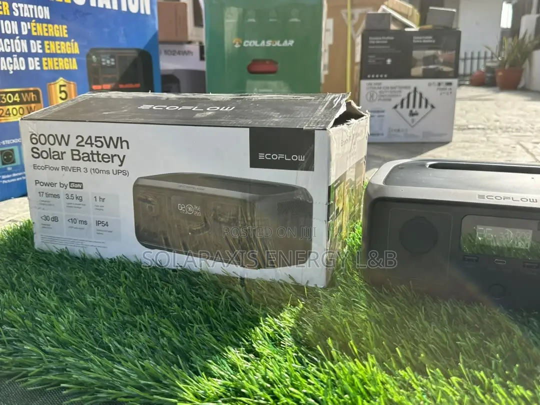 EcoFlow RIVER 3 600W | 245Wh Portable Power Station | Solar Generator