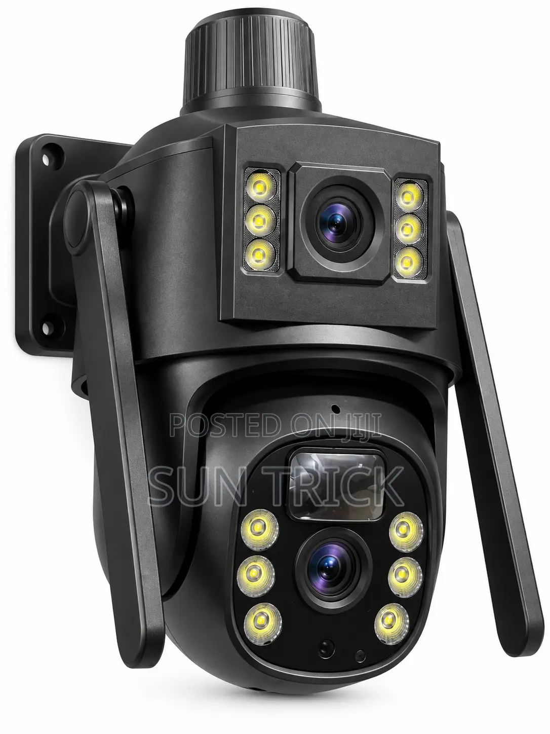 Suntrick Dual Lens Solar Camera With in-Built MTN Sim Card [Outdoor]