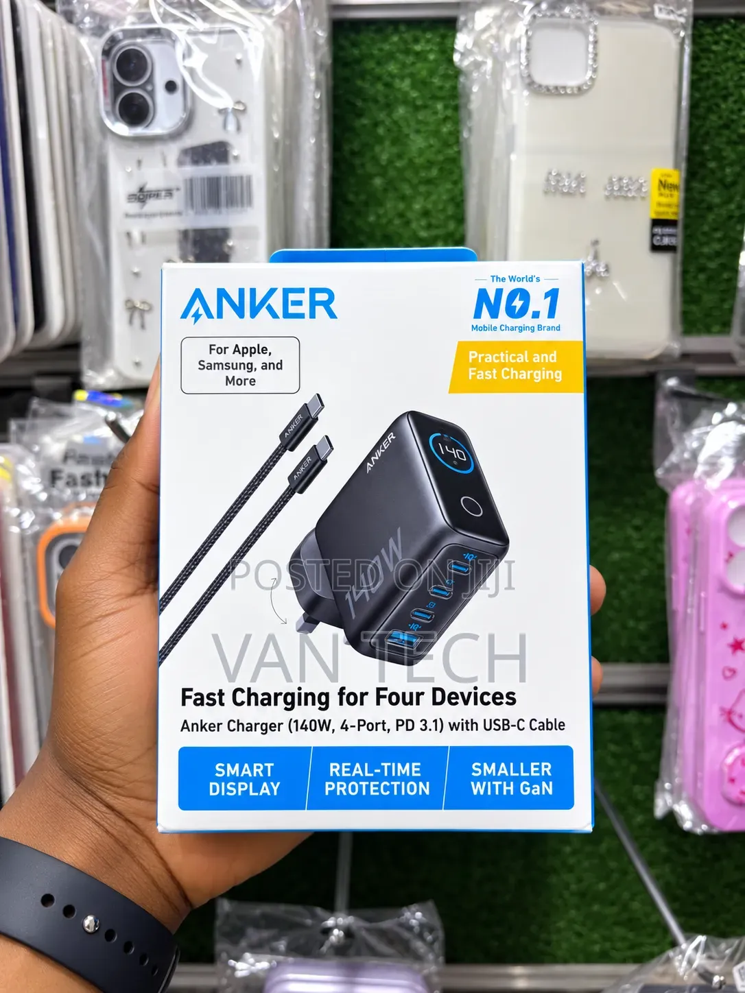 Anker 140w 4-Port Pd 3.1 Gan Charger