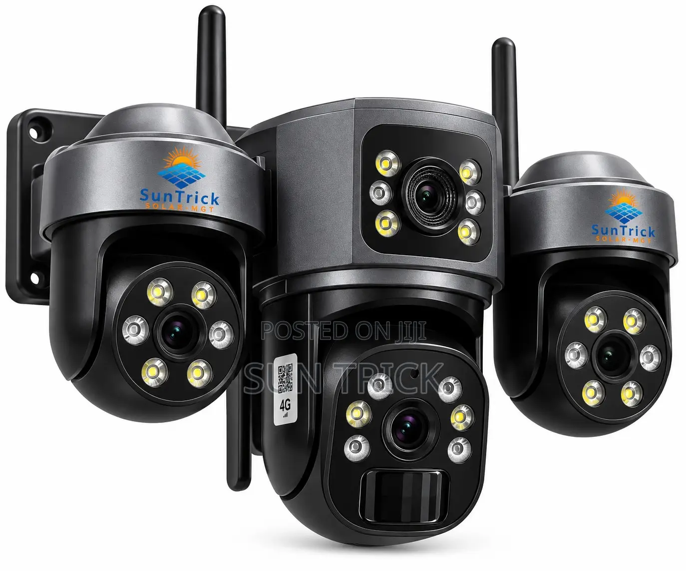 Suntrick Triple Lens Solar Camera With MTN Sim Card