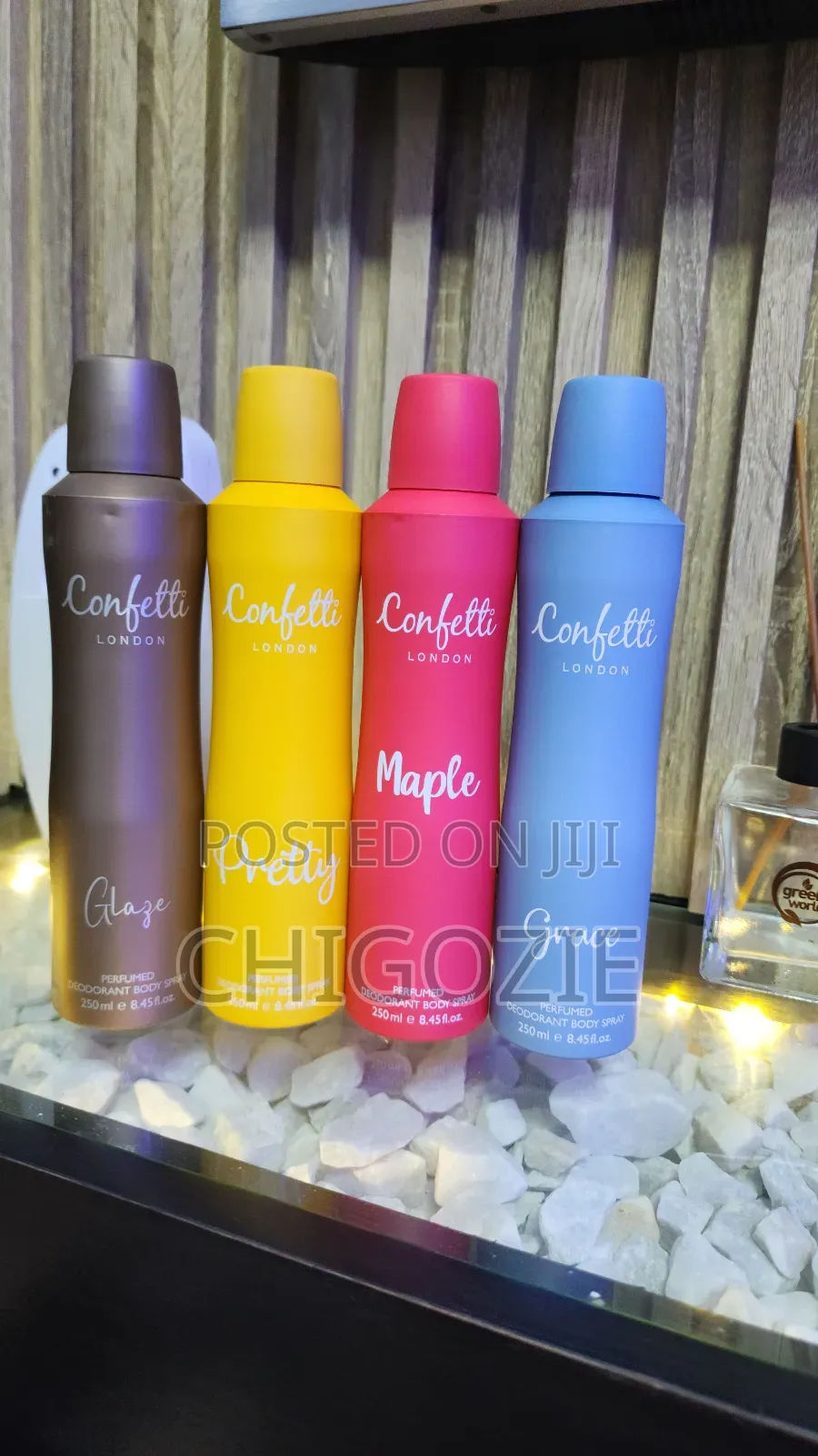Confetti London Perfumed Deodorant Body Spray 250ml