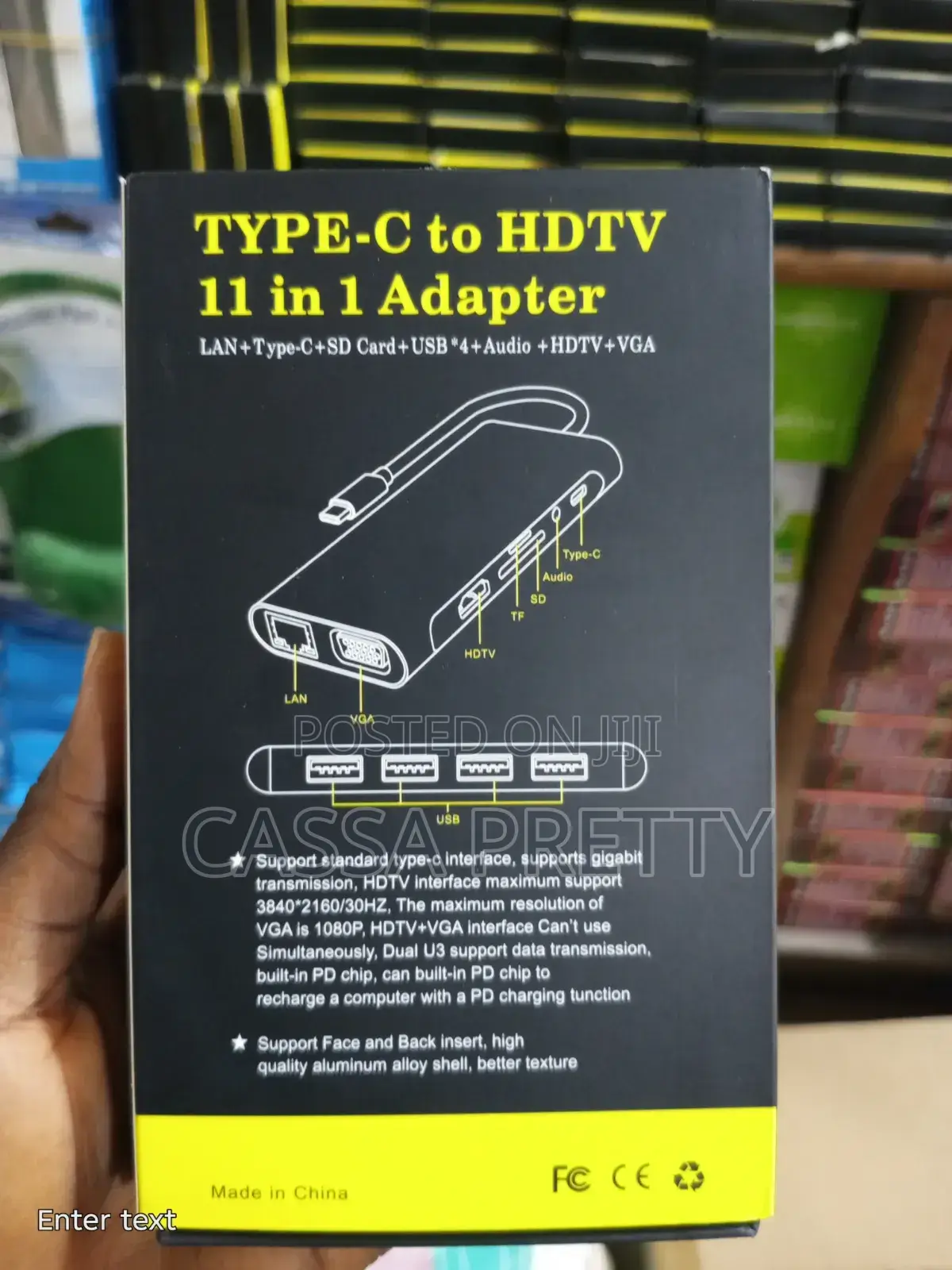 TYPE-C to HDTV 11-in-1 Multiport Adapter Hub