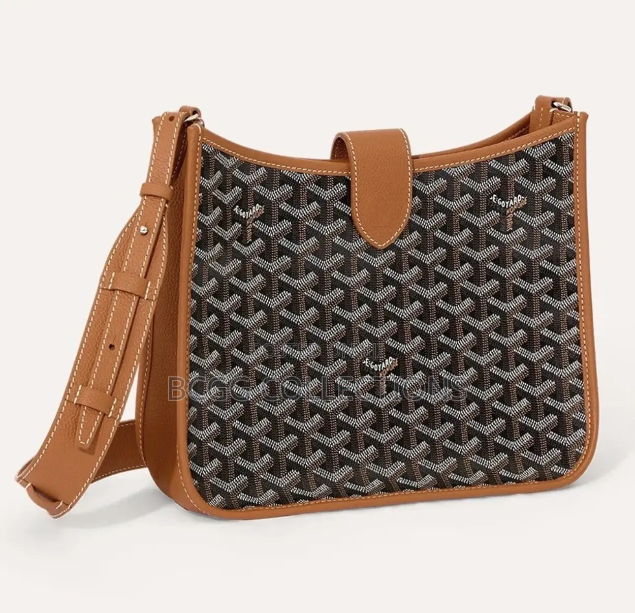 Luxury Designer Chevron Leather Crossbody Bag⁠