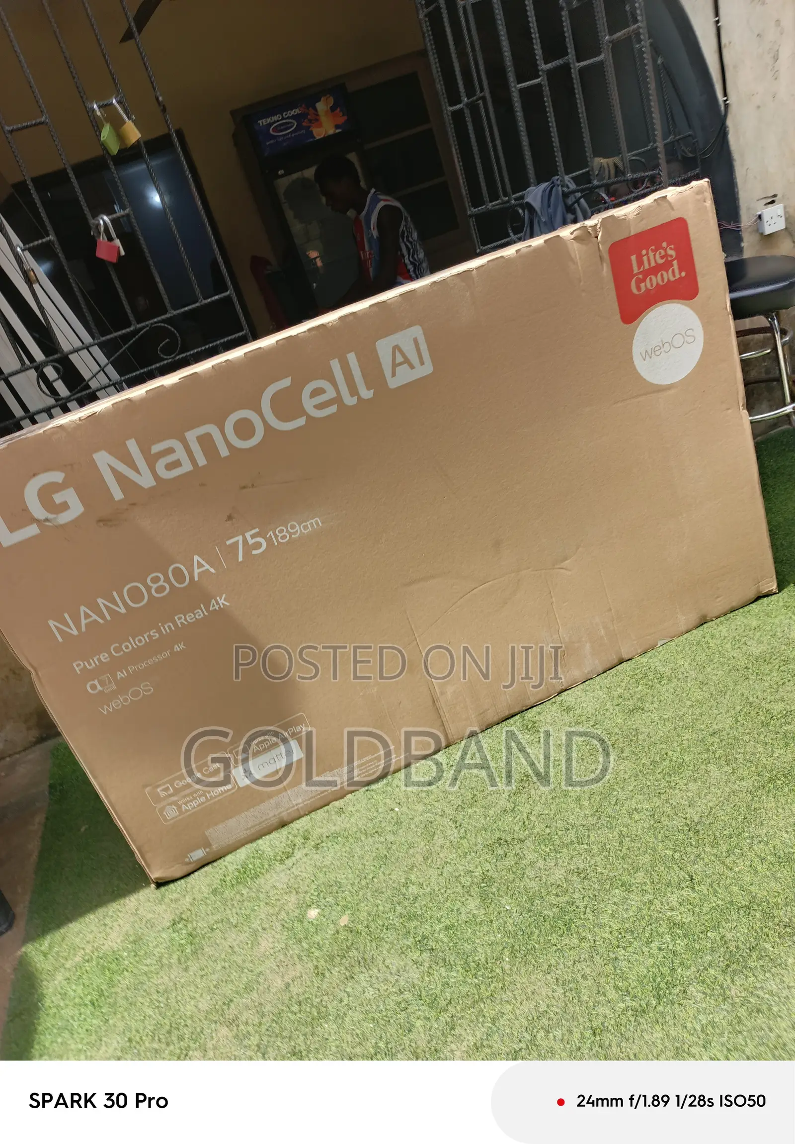LG 75-Inch NANO80A NanoCell TV – More Screen, Entertainment