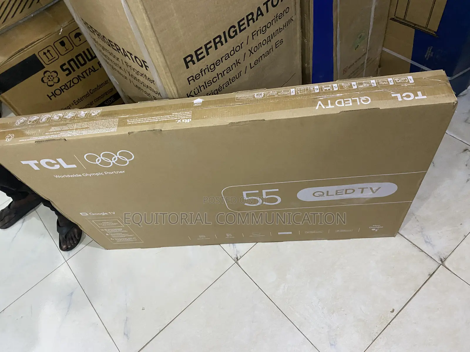 TCL 55t6d 55 Inch Qled Home Entertainment TV