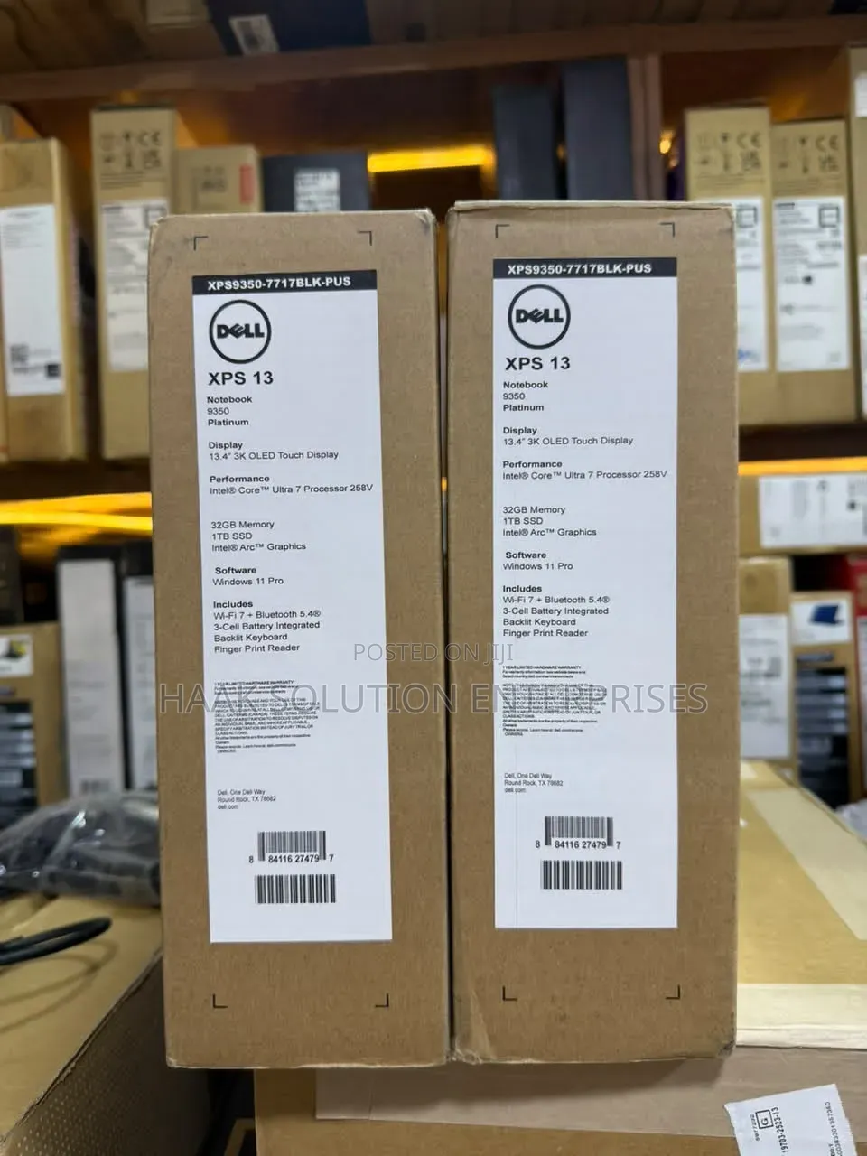 New Laptop Dell XPS 13 9350 32GB Intel Core Ultra 7 SSD 1T