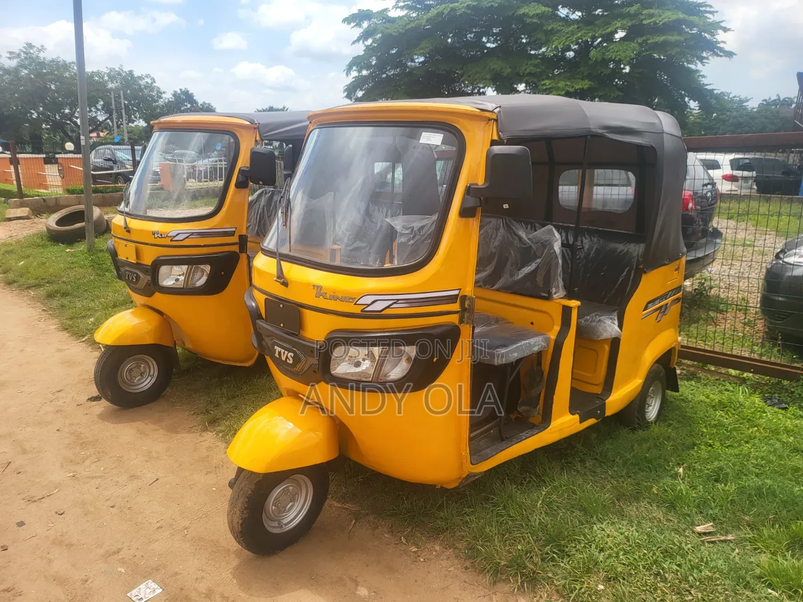 TVS King Deluxe Plus iTouch Start 2024 Yellow