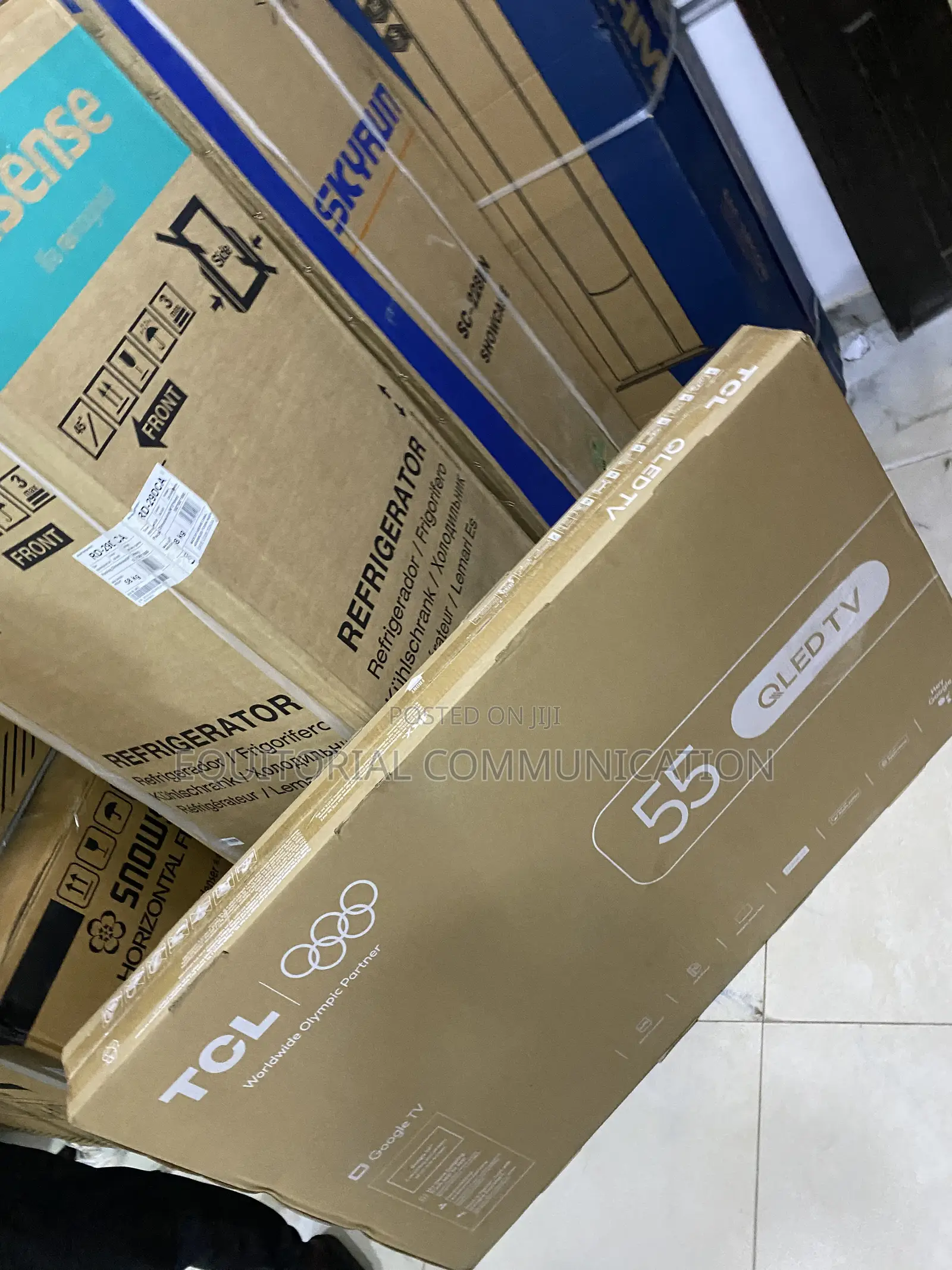 TCL 55 Inch Modern QLED Display TV
