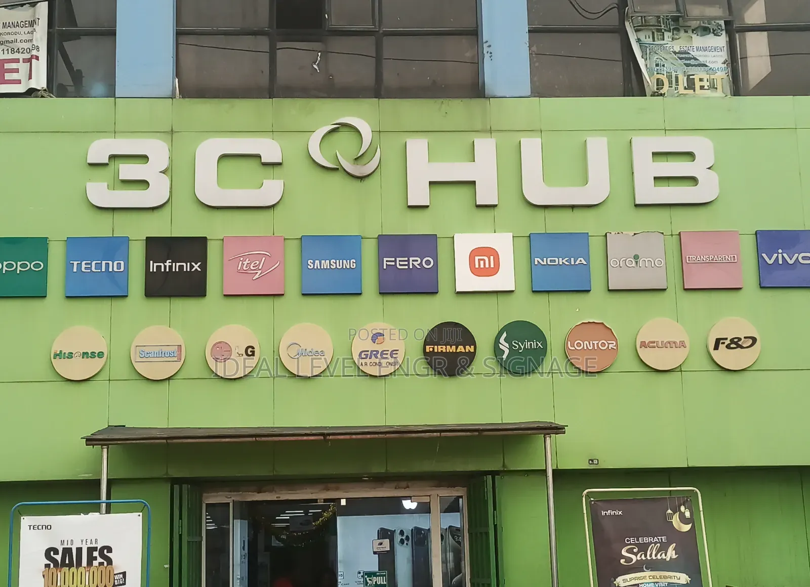 Fabricated 3D Logos