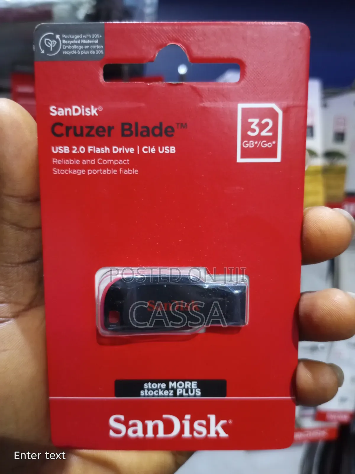 Original SanDisk Cruzer Blade 64GB USB 2.0 Flash Drive