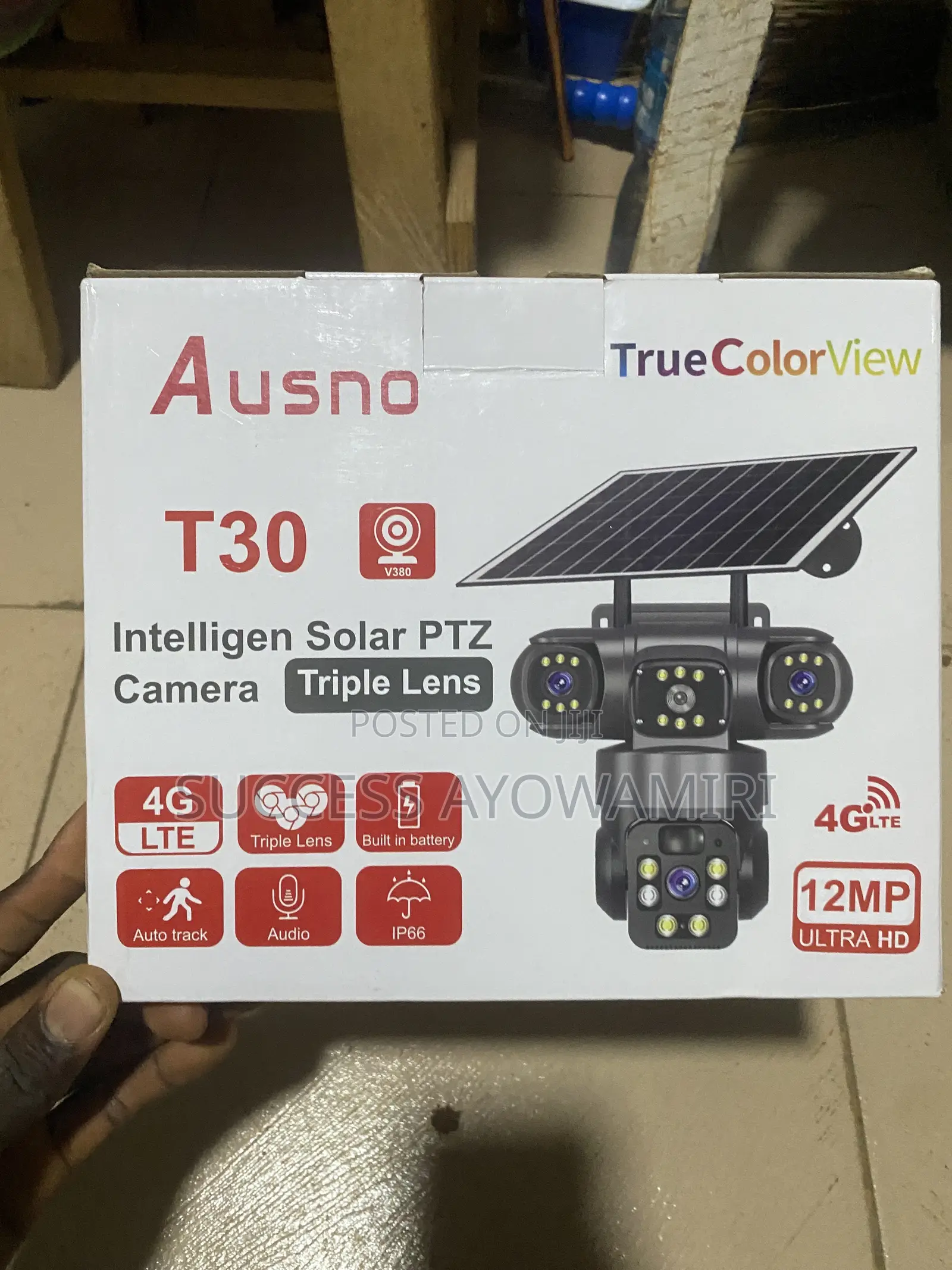 Ausno T30 Intelligent Solar PTZ Camera